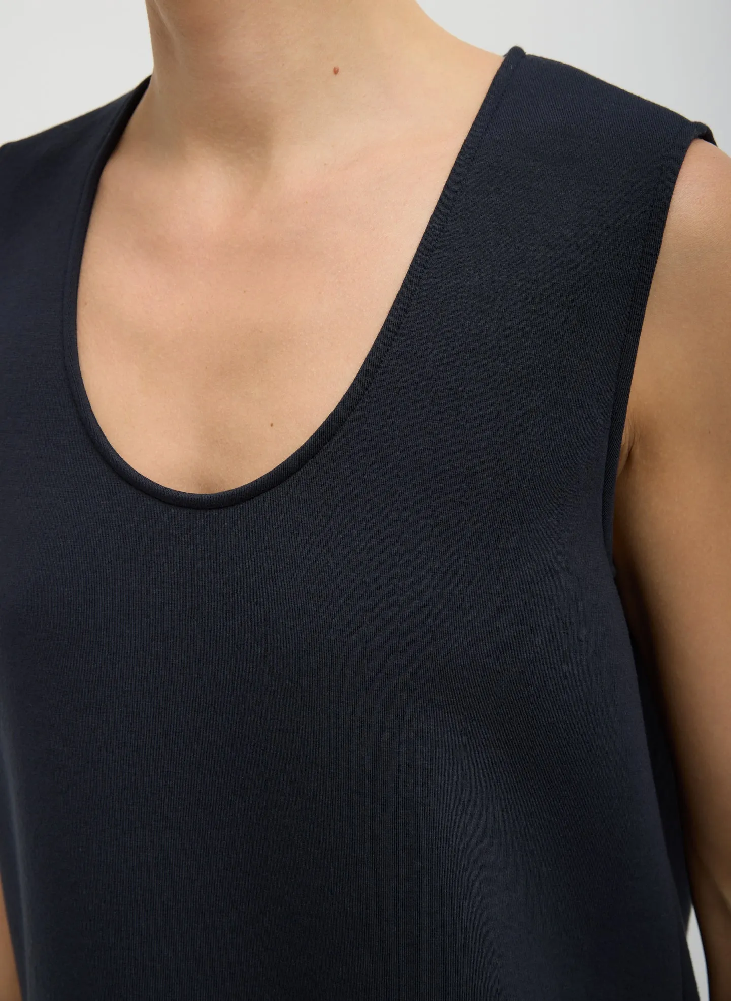 Bonded Viscose Tank Top sold by Tibi product image thumbnail 5