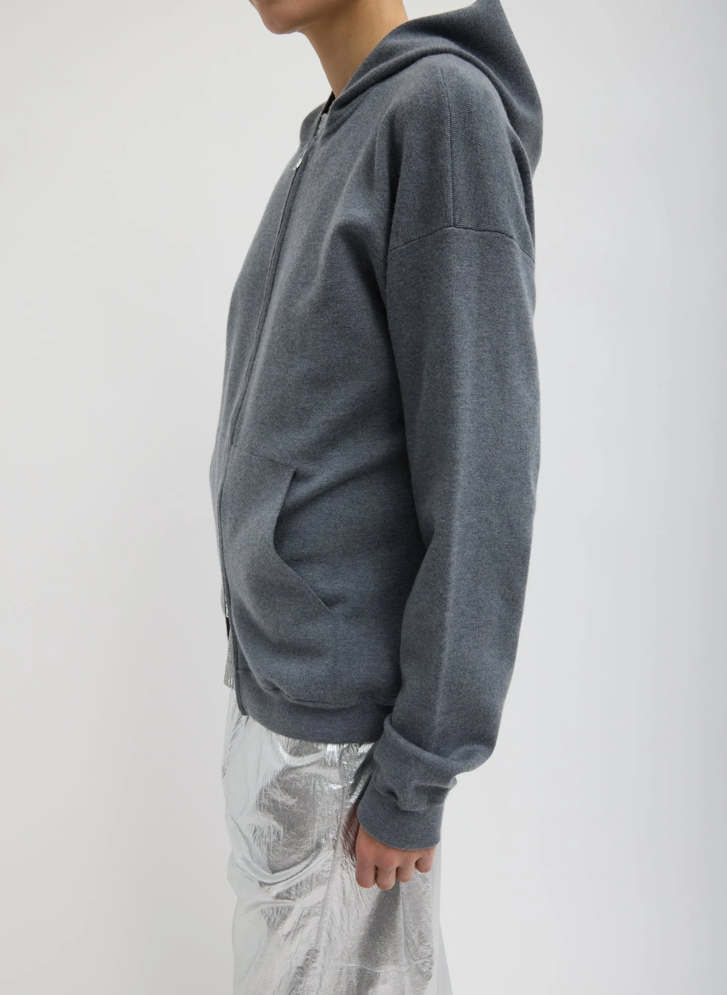 Double Faced Cashmere Hoodie sold by Tibi product image thumbnail 2