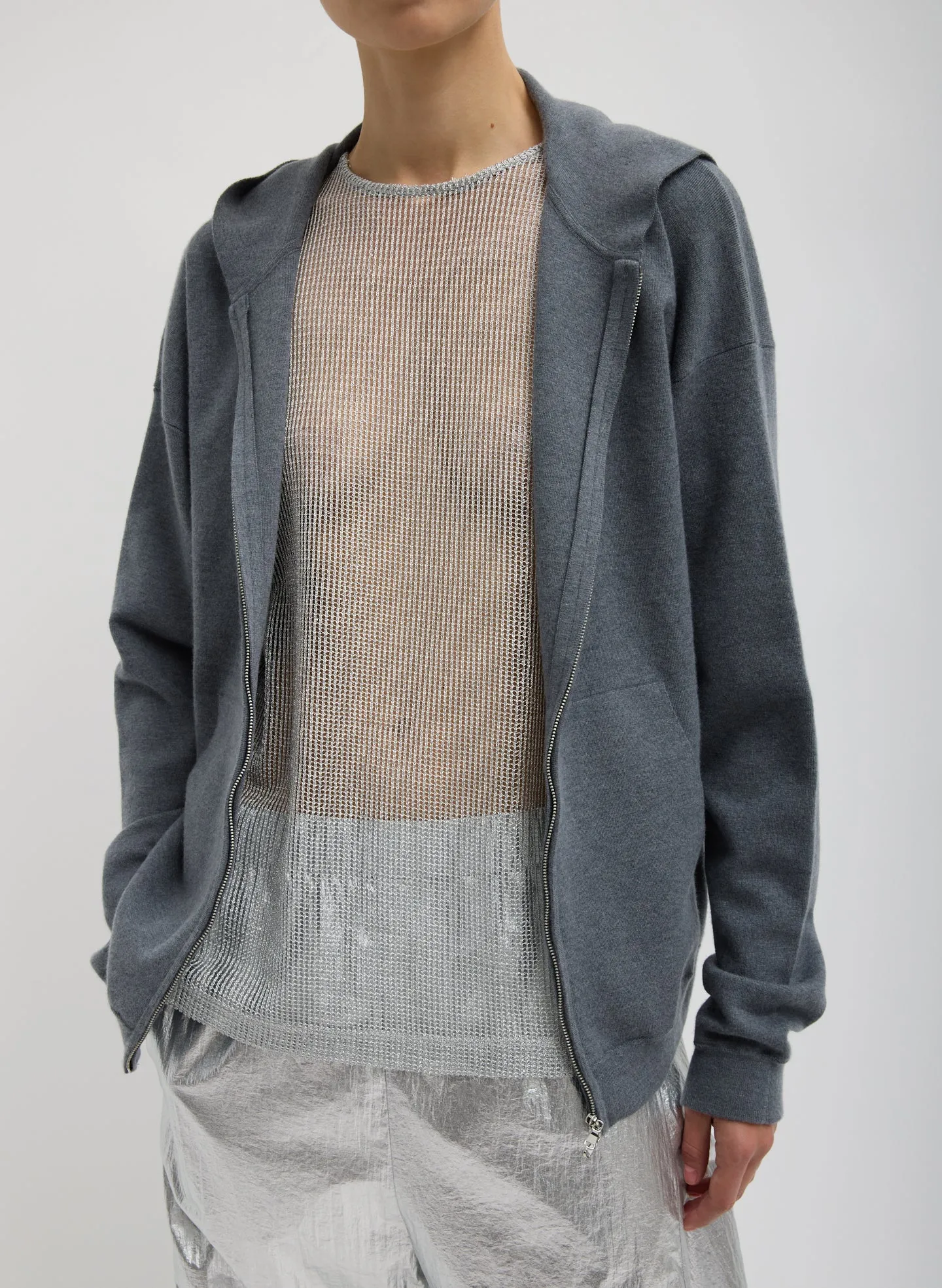 Double Faced Cashmere Hoodie sold by Tibi