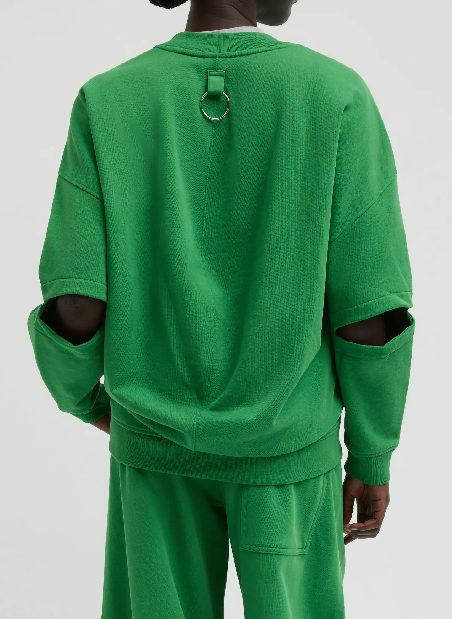 Cocoon Crewneck Sweatshirt sold by Tibi product image thumbnail 2