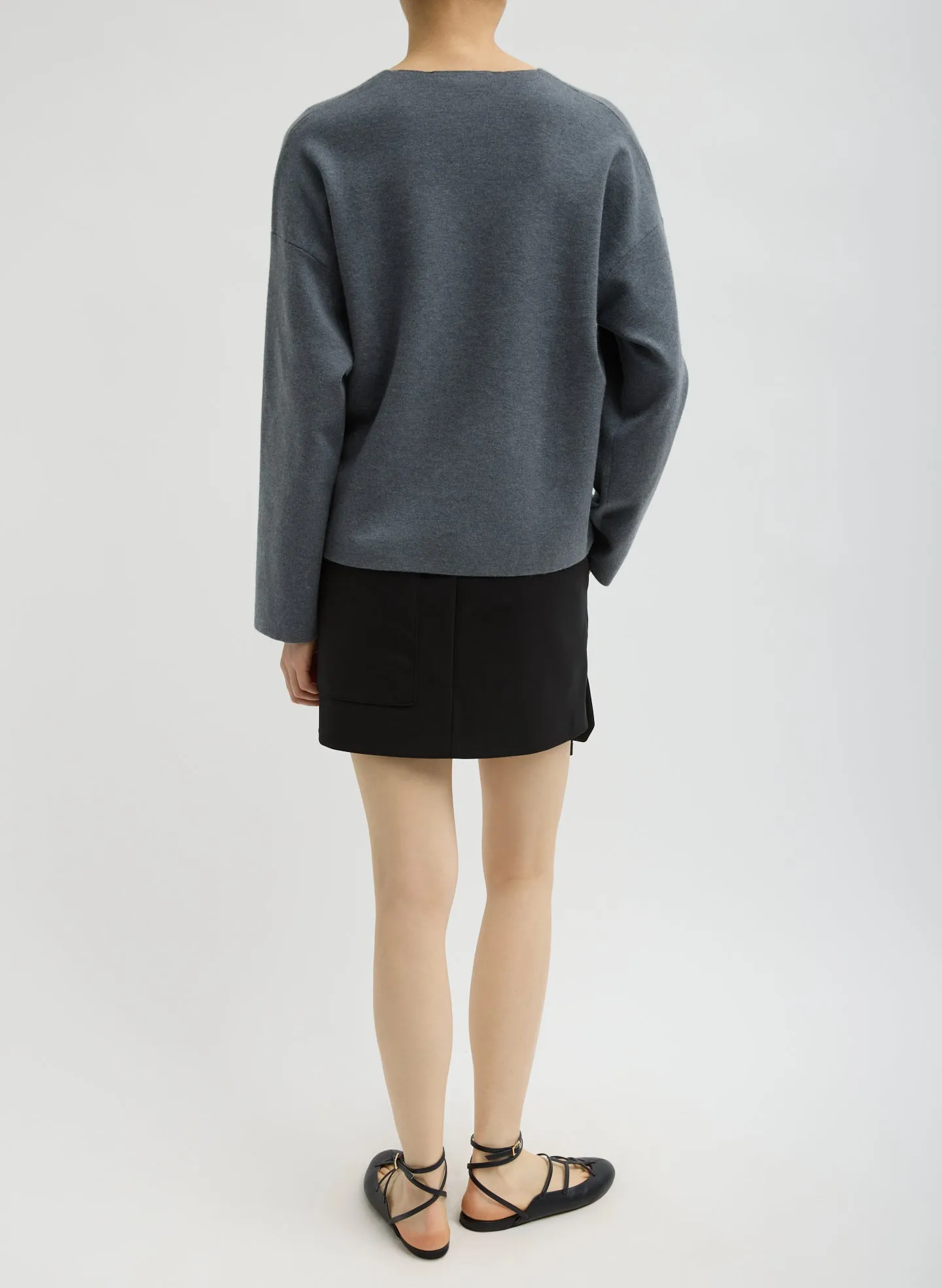 Compact Tech Knit Mini Skirt sold by Tibi product image thumbnail 2