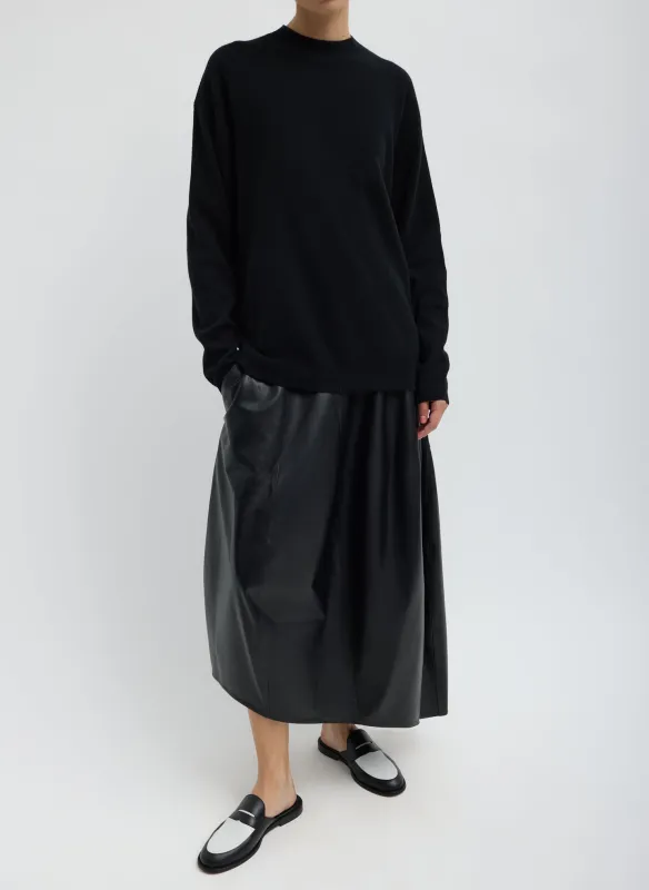 Leather Asymmetrical Balloon Skirt sold by Tibi