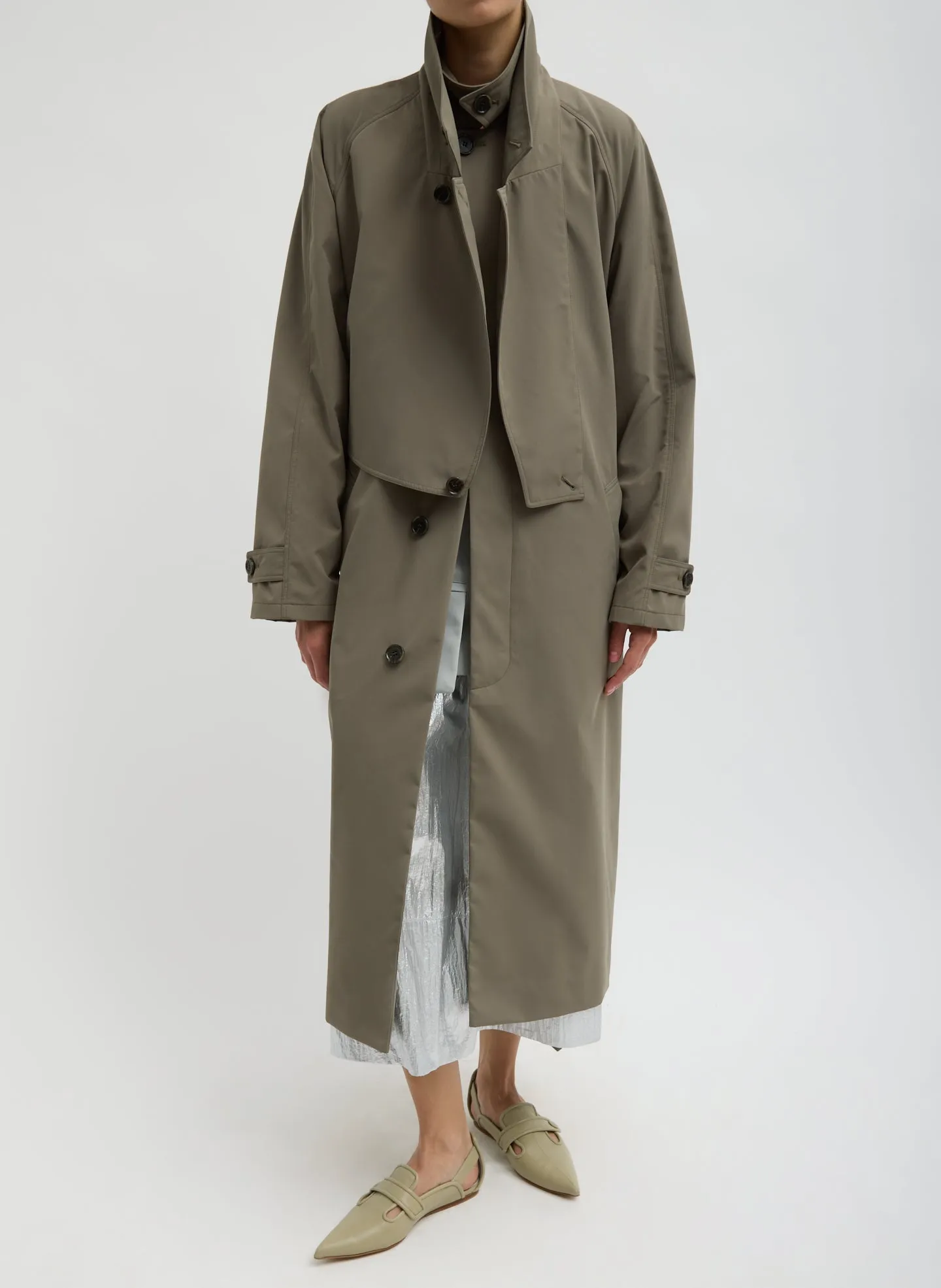 Double Collar Frank Trench sold by Tibi product image thumbnail 5