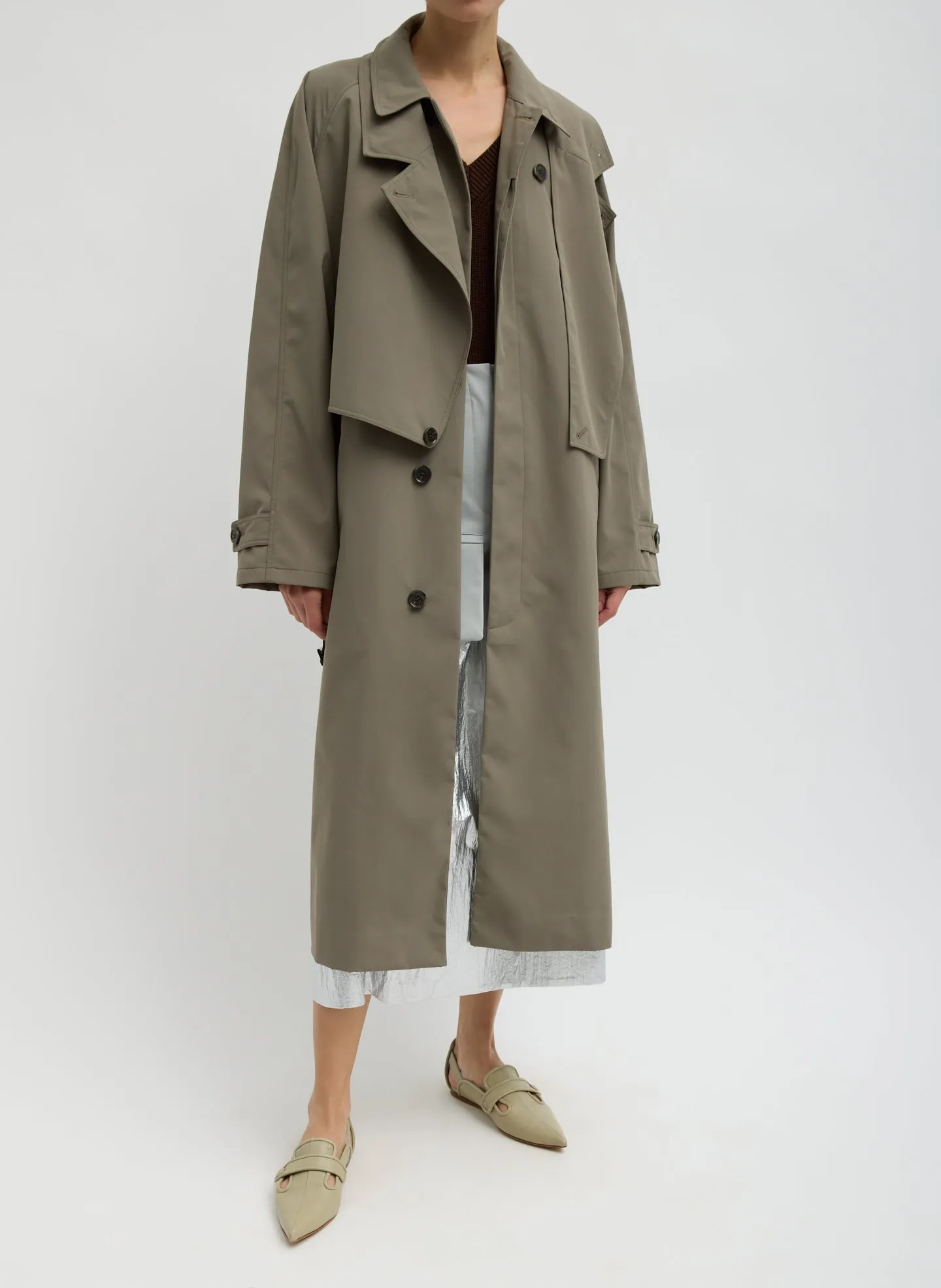 Double Collar Frank Trench sold by Tibi product image thumbnail 2
