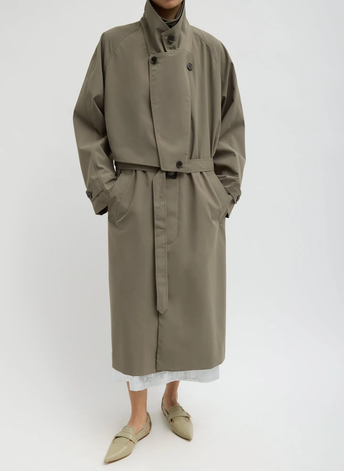 Double Collar Frank Trench sold by Tibi