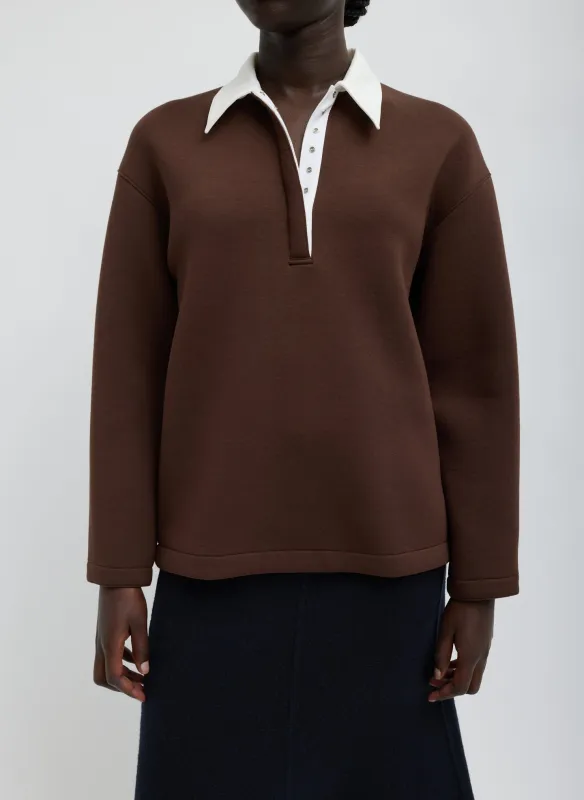 Bonded Viscose Sculpted Polo sold by Tibi