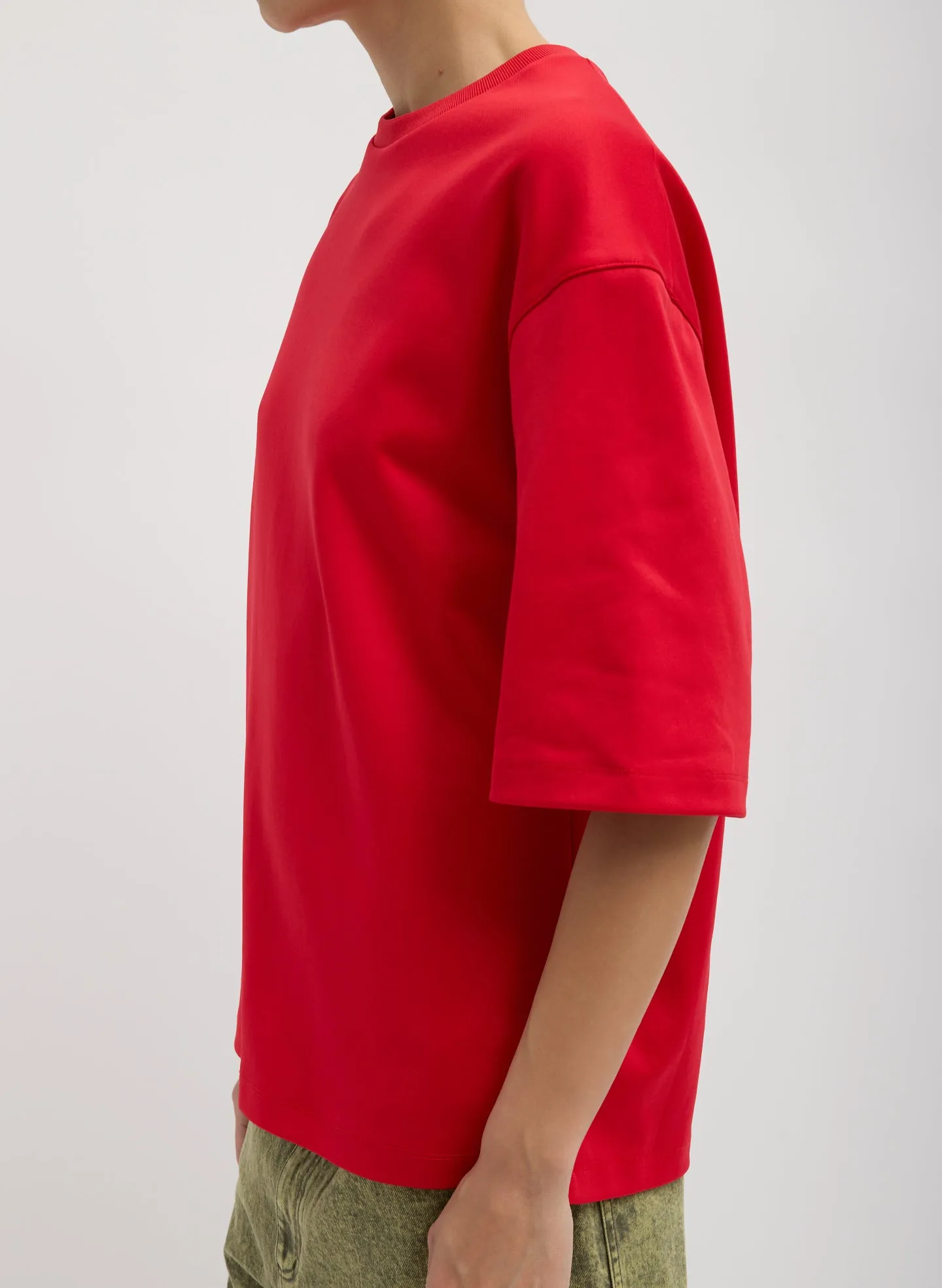 Active Knit Easy T-Shirt sold by Tibi product image thumbnail 2