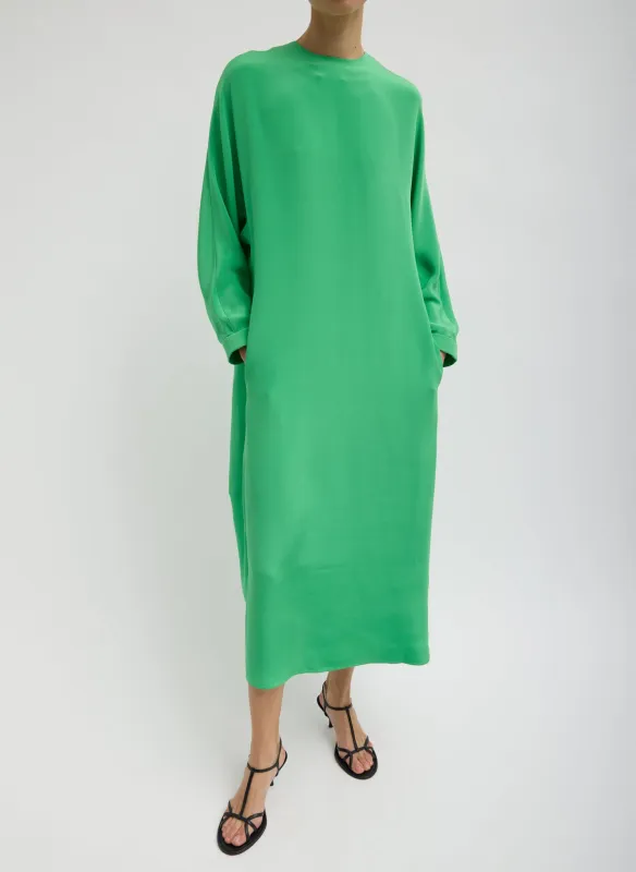 4-Ply Silk Long Sleeve Cocoon Dress sold by Tibi