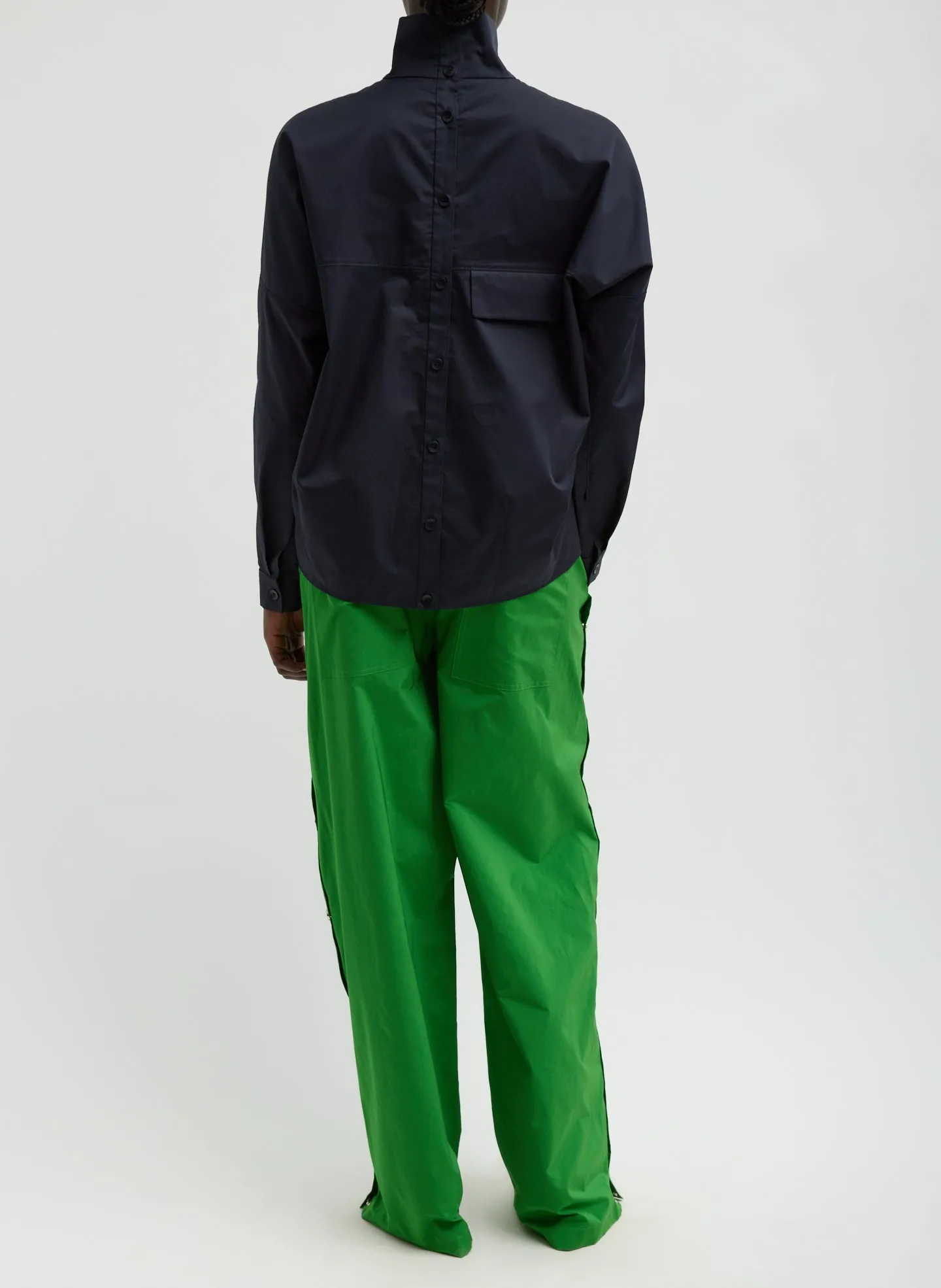 Nylon Snap Pull On Jogger sold by Tibi product image thumbnail 4