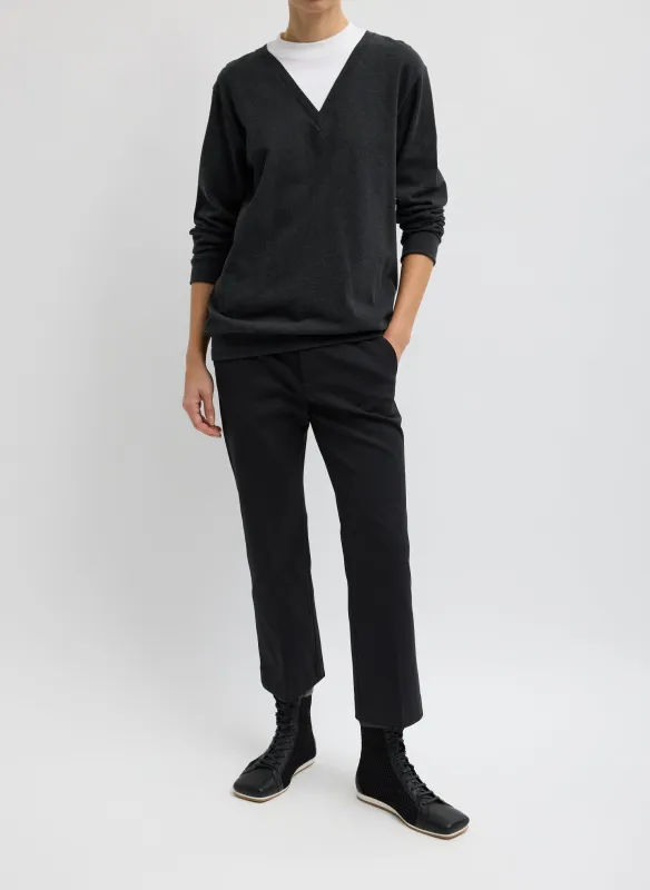 Compact Tech Knit Cropped Bootcut Pant sold by Tibi
