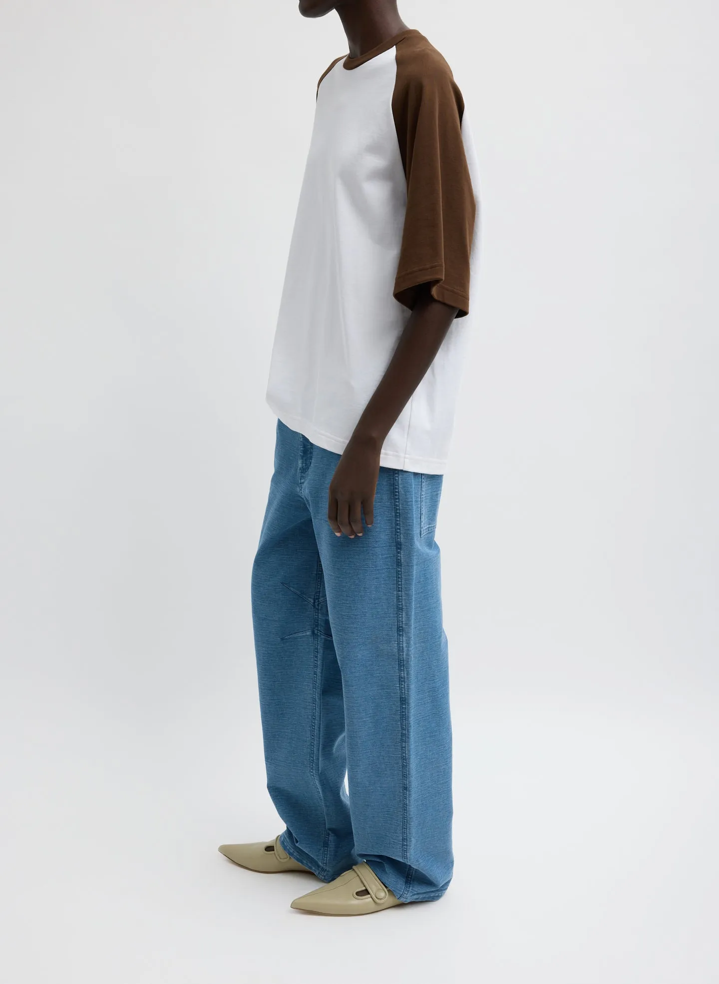 Denim Interlock Mica Jean sold by Tibi product image thumbnail 2