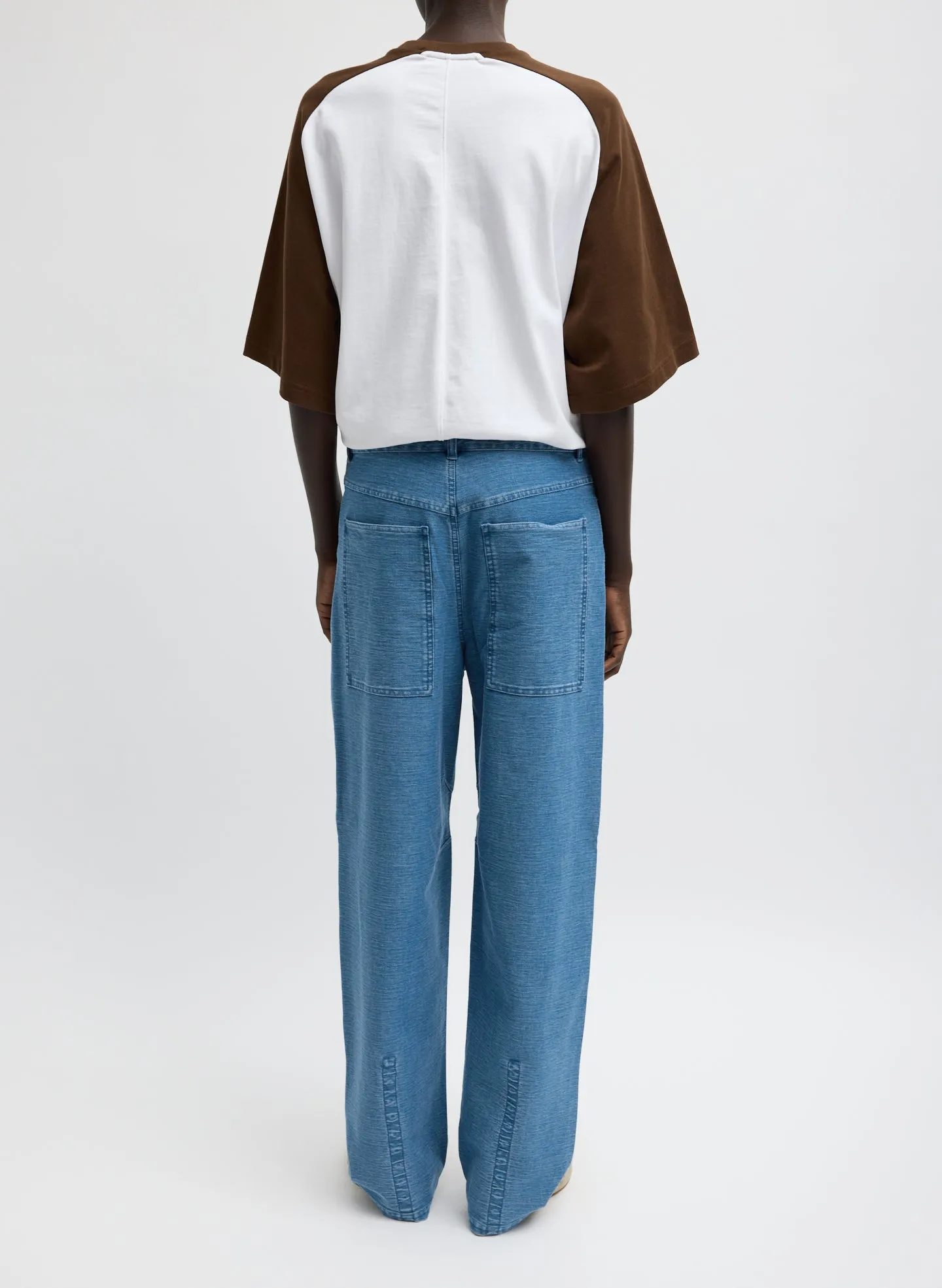 Denim Interlock Mica Jean sold by Tibi product image thumbnail 3