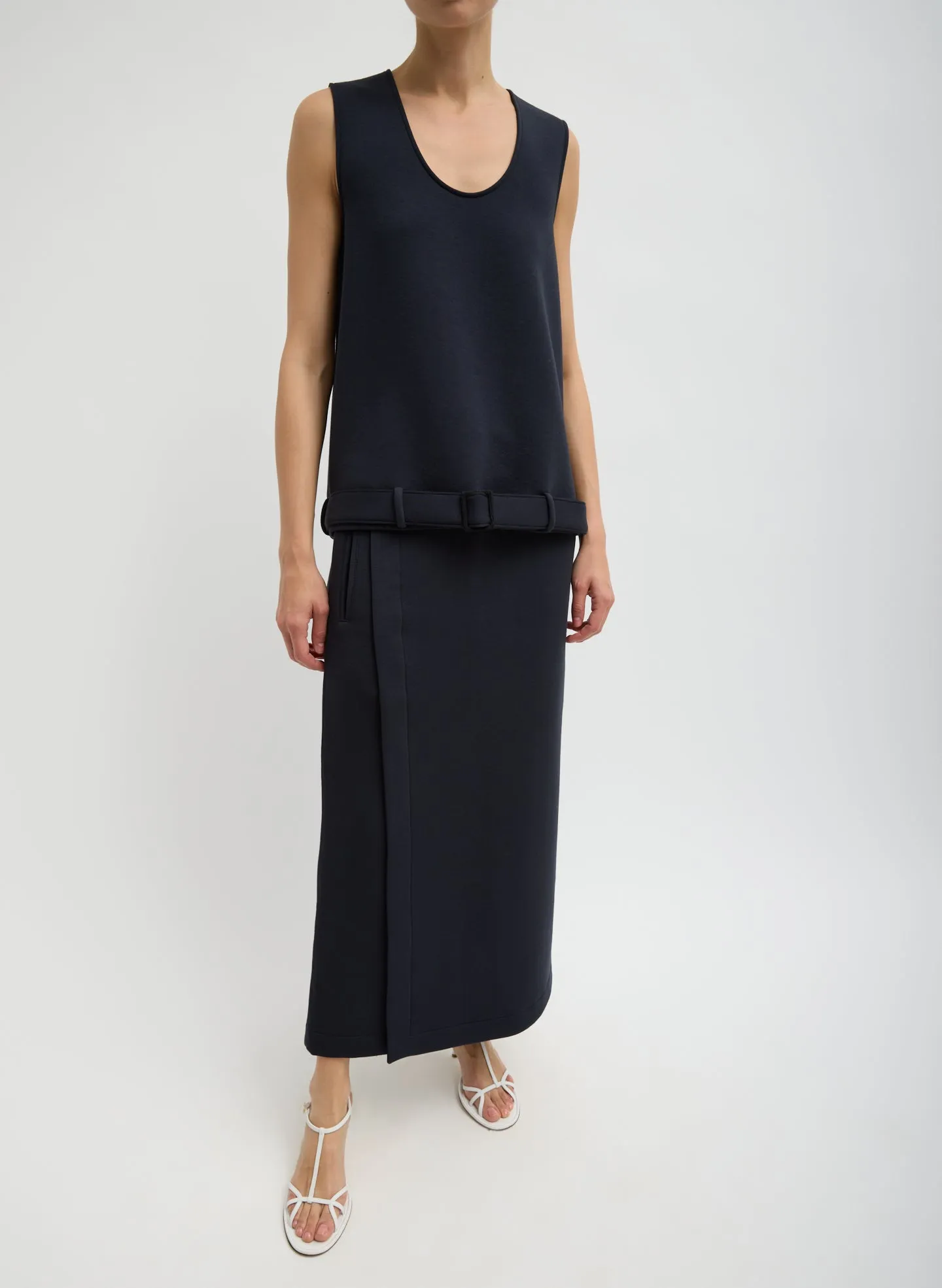 Bonded Viscose Maxi Wrap Skirt sold by Tibi product image thumbnail 2