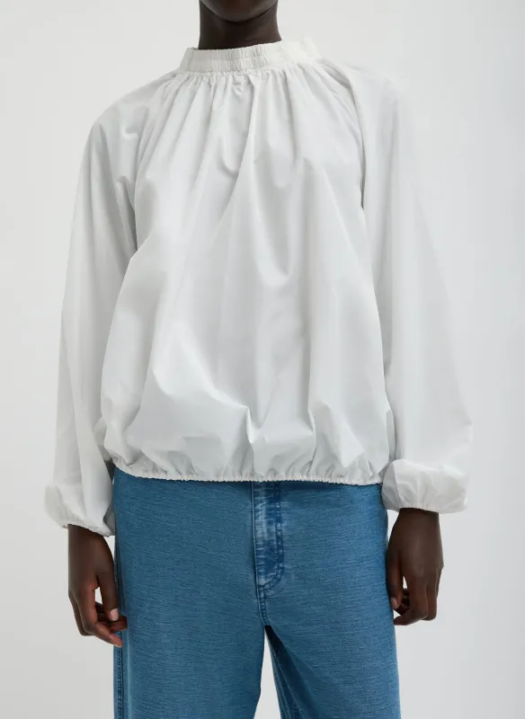 Italian Sporty Nylon Shirred Anorak Top sold by Tibi