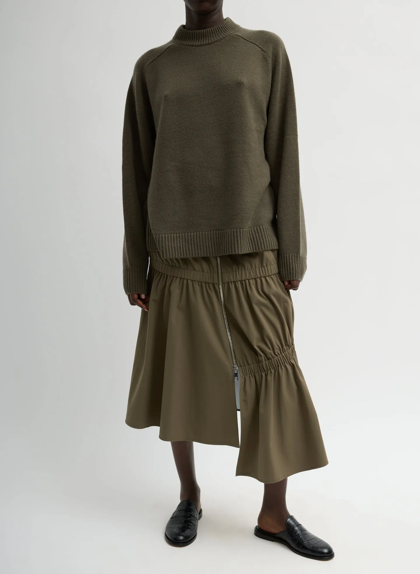 Cashmere Crewneck Oversized Pullover Sweater sold by Tibi