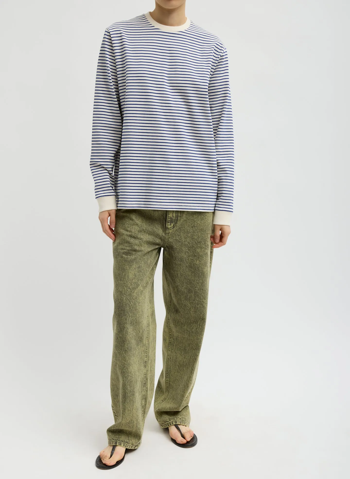 Striped Perfect Unisex Long Sleeve T-Shirt sold by Tibi product image thumbnail 4