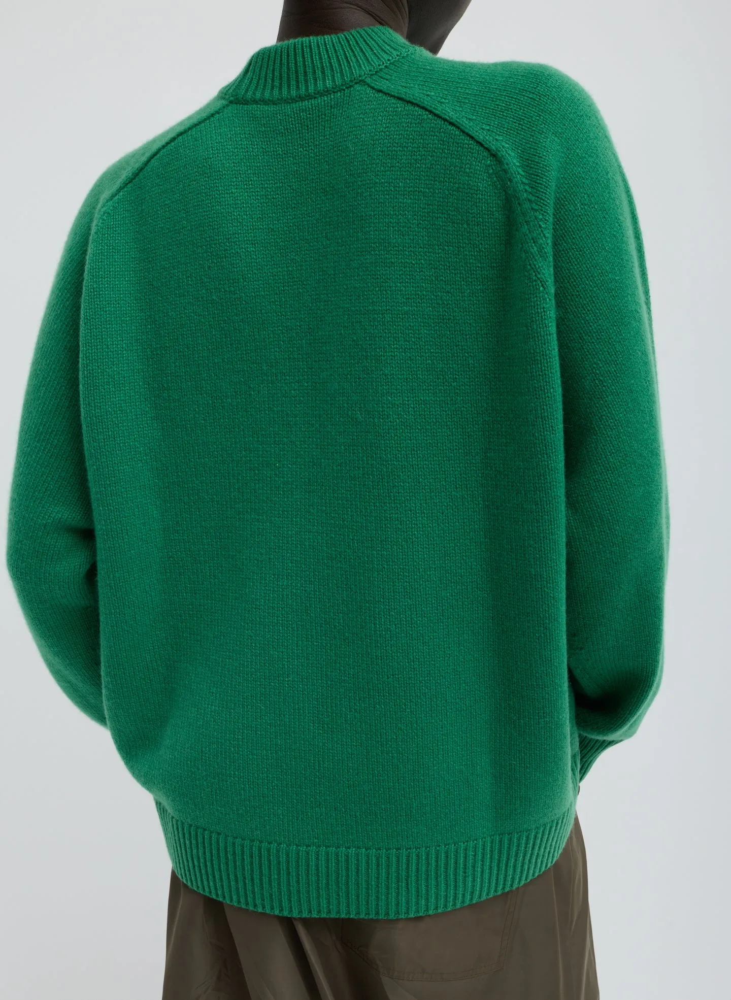 Cashmere Crewneck Oversized Pullover Sweater sold by Tibi product image thumbnail 2
