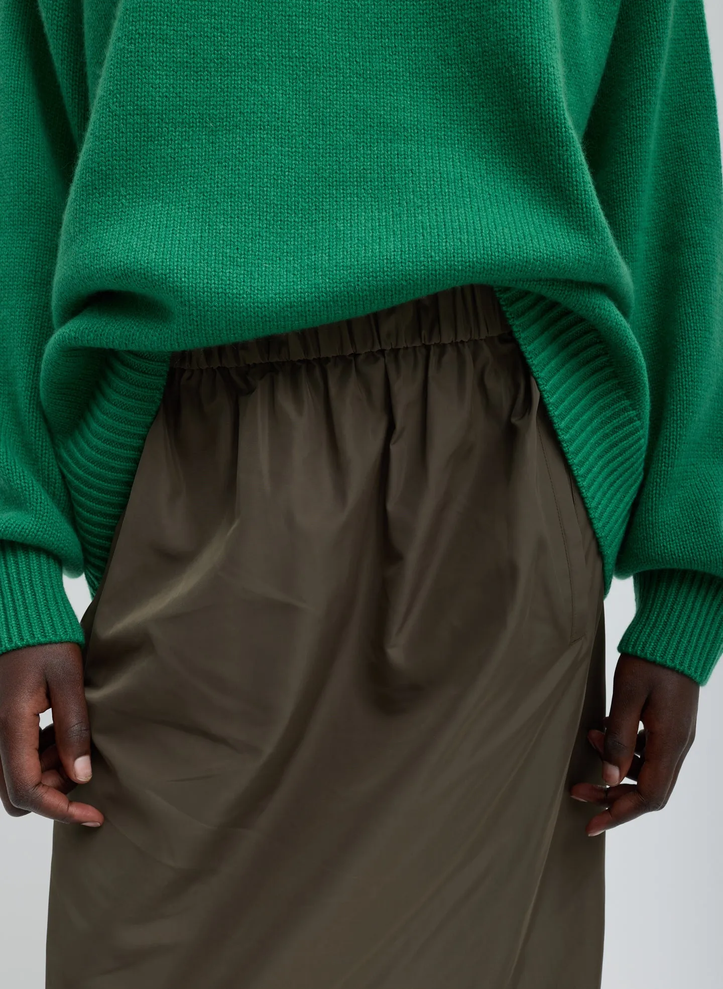 Cashmere Crewneck Oversized Pullover Sweater sold by Tibi product image thumbnail 5