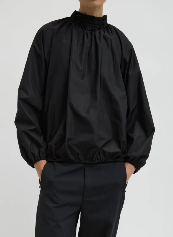 Italian Sporty Nylon Shirred Anorak Top sold by Tibi