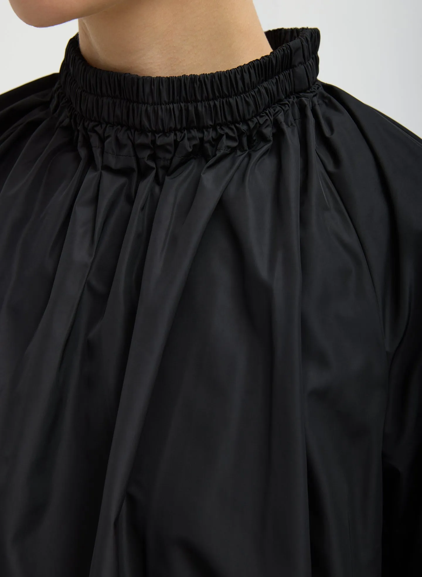 Italian Sporty Nylon Shirred Anorak Top sold by Tibi product image thumbnail 5