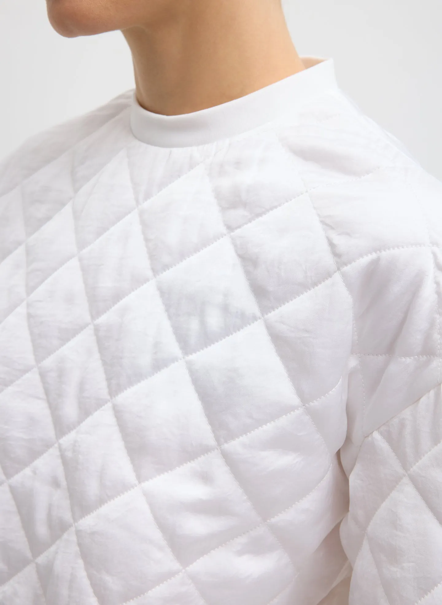 Cozy Quilting Anorak T-Shirt sold by Tibi product image thumbnail 5