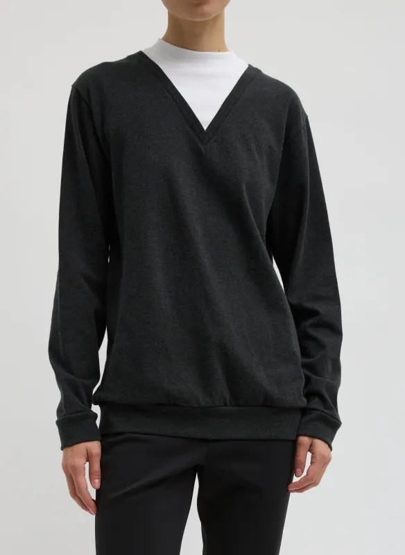 Perfect T-Shirt Trompe L'oeil Top sold by Tibi