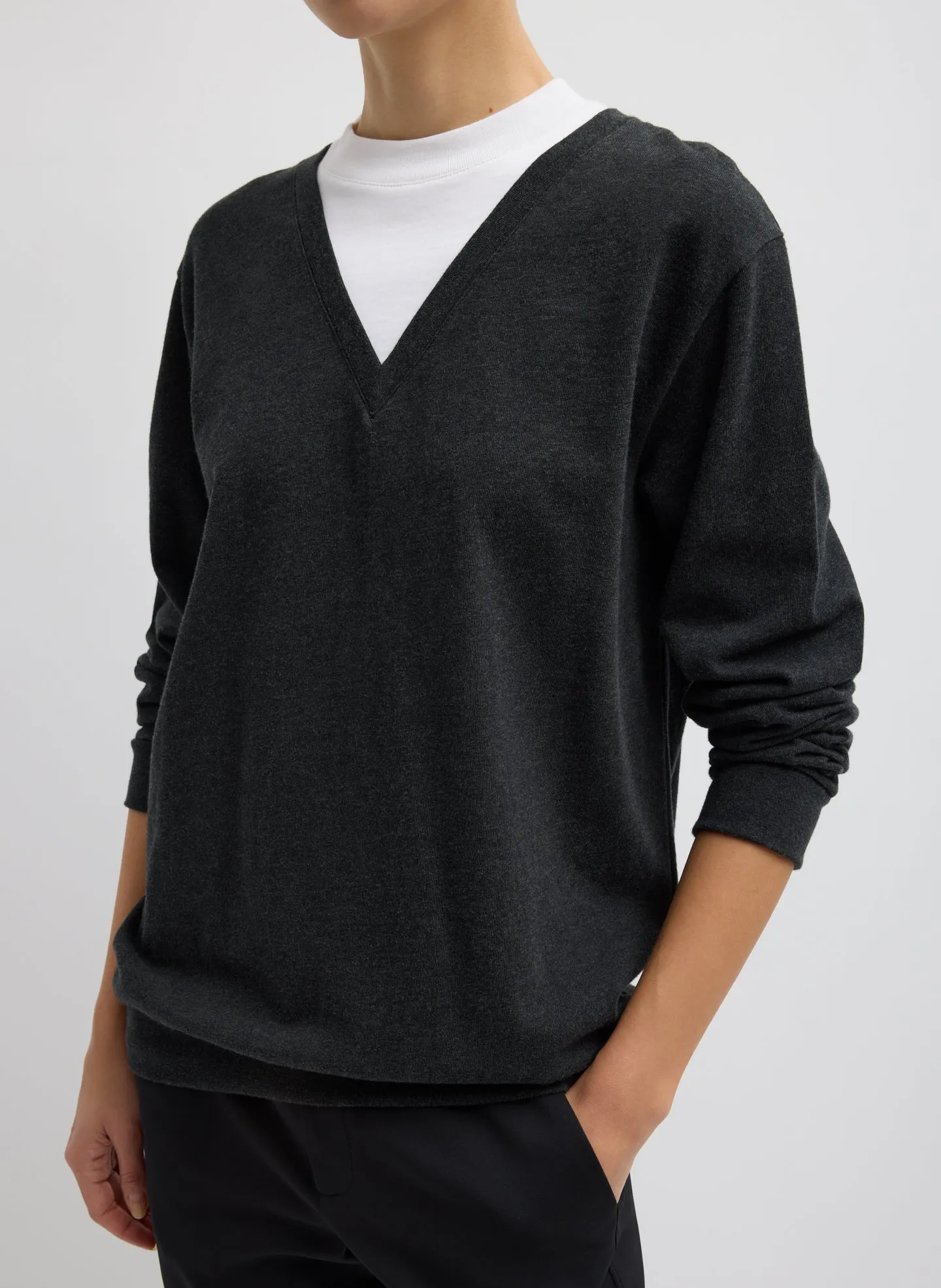 Perfect T-Shirt Trompe L'oeil Top sold by Tibi product image thumbnail 2