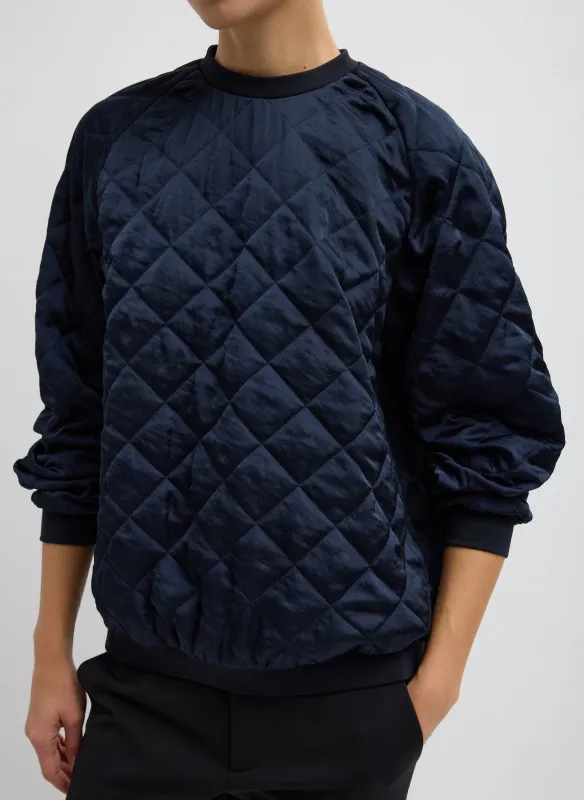 Cozy Quilting Sweatshirt sold by Tibi