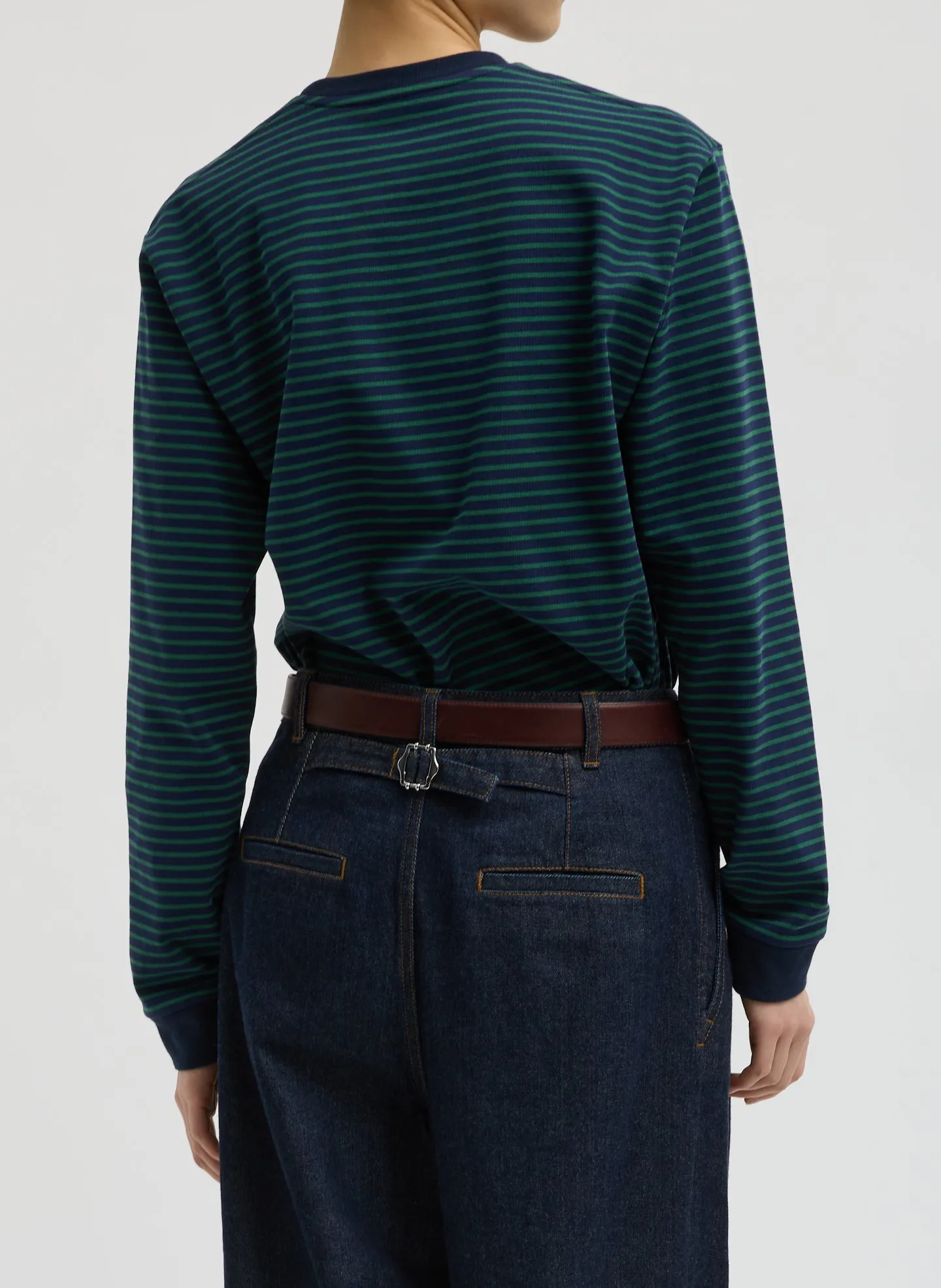 Striped Perfect Unisex Long Sleeve T-Shirt sold by Tibi product image thumbnail 3