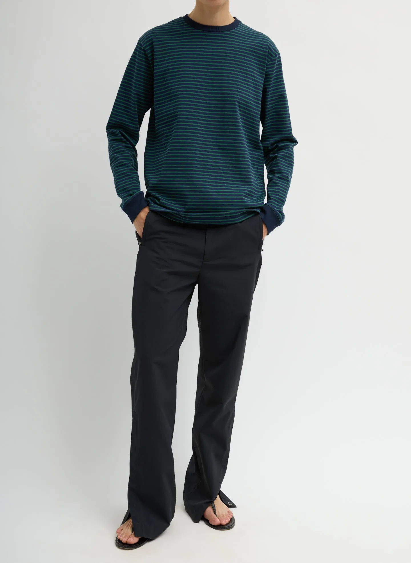 Striped Perfect Unisex Long Sleeve T-Shirt sold by Tibi product image thumbnail 5
