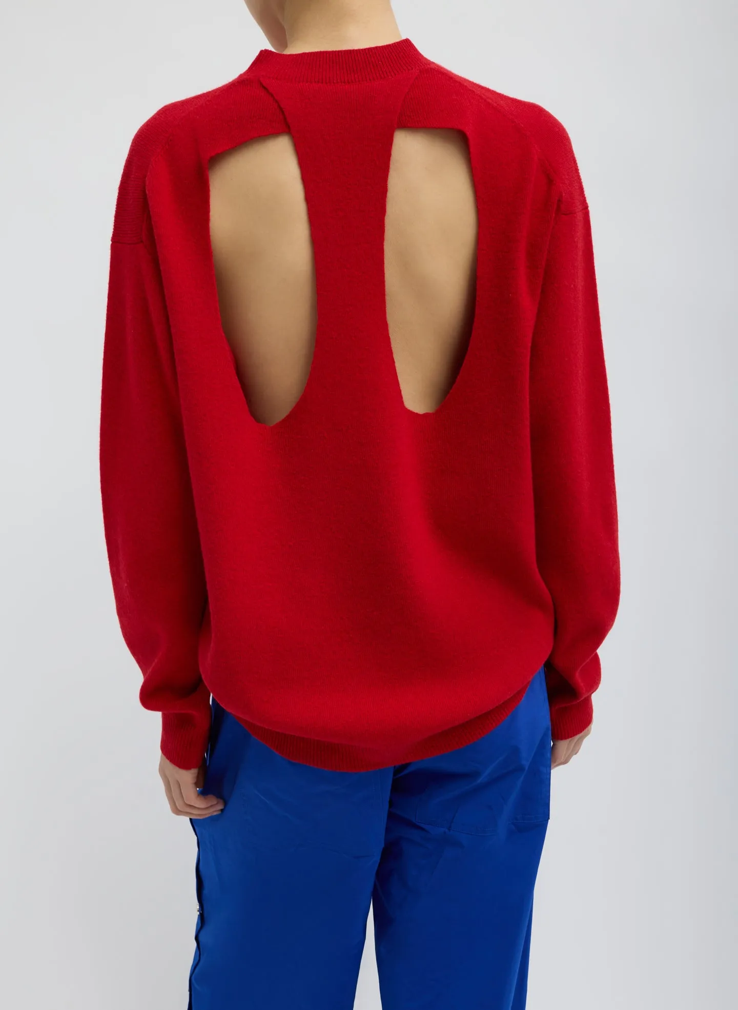 Anna Merino Wool Cut Out Racerback Pullover sold by Tibi product image thumbnail 2