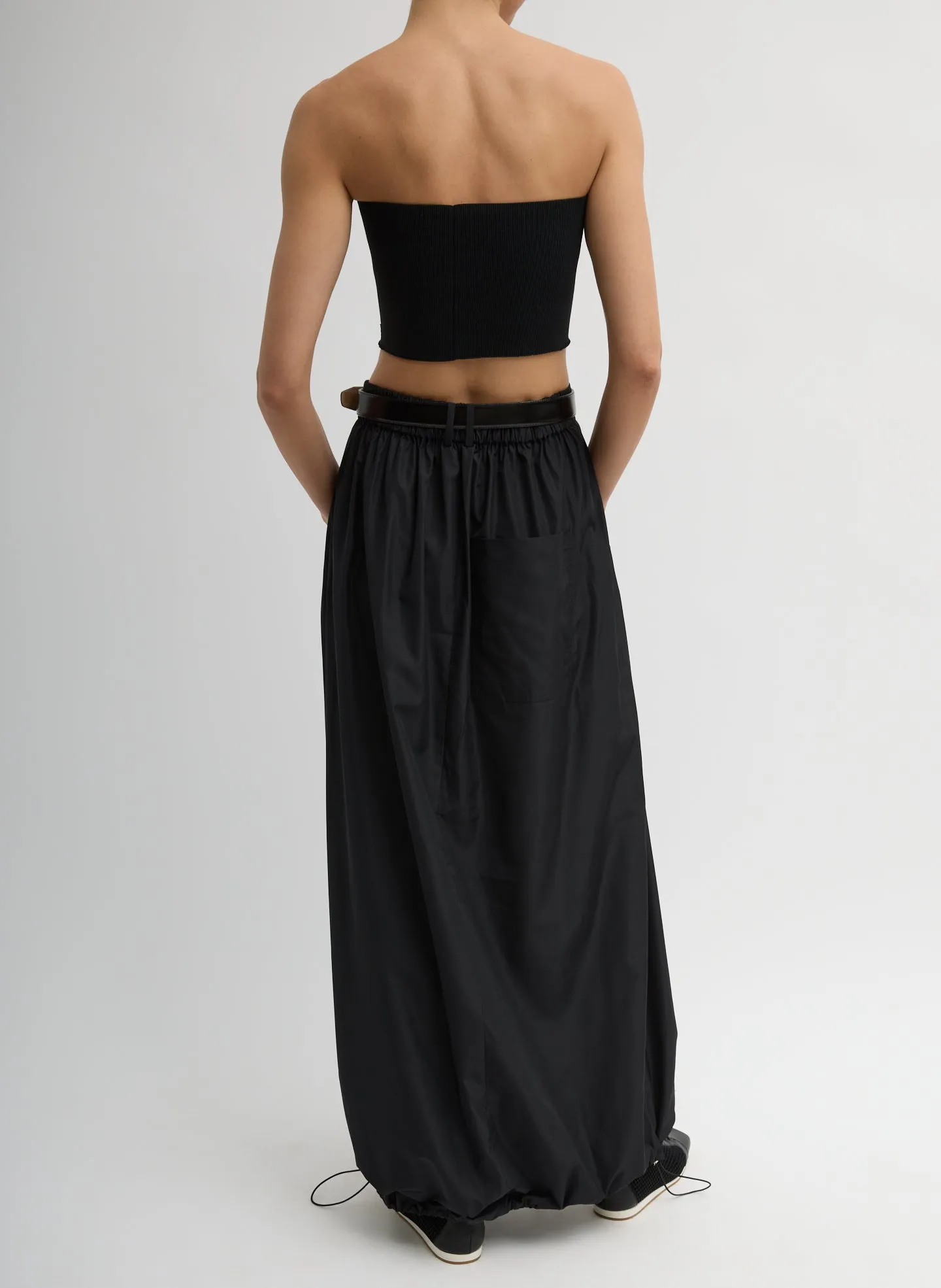 Italian Sporty Nylon Maxi Anorak Skirt sold by Tibi product image thumbnail 4