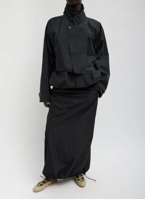 Italian Sporty Nylon Maxi Anorak Skirt made by Tibi