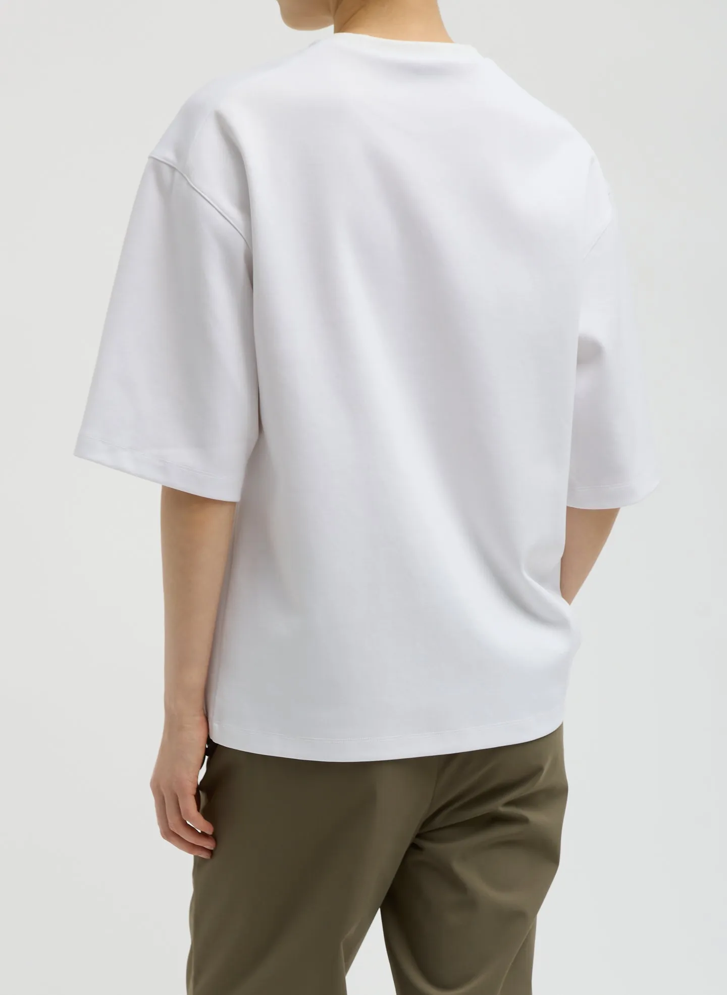 Active Knit Easy T-Shirt sold by Tibi product image thumbnail 3