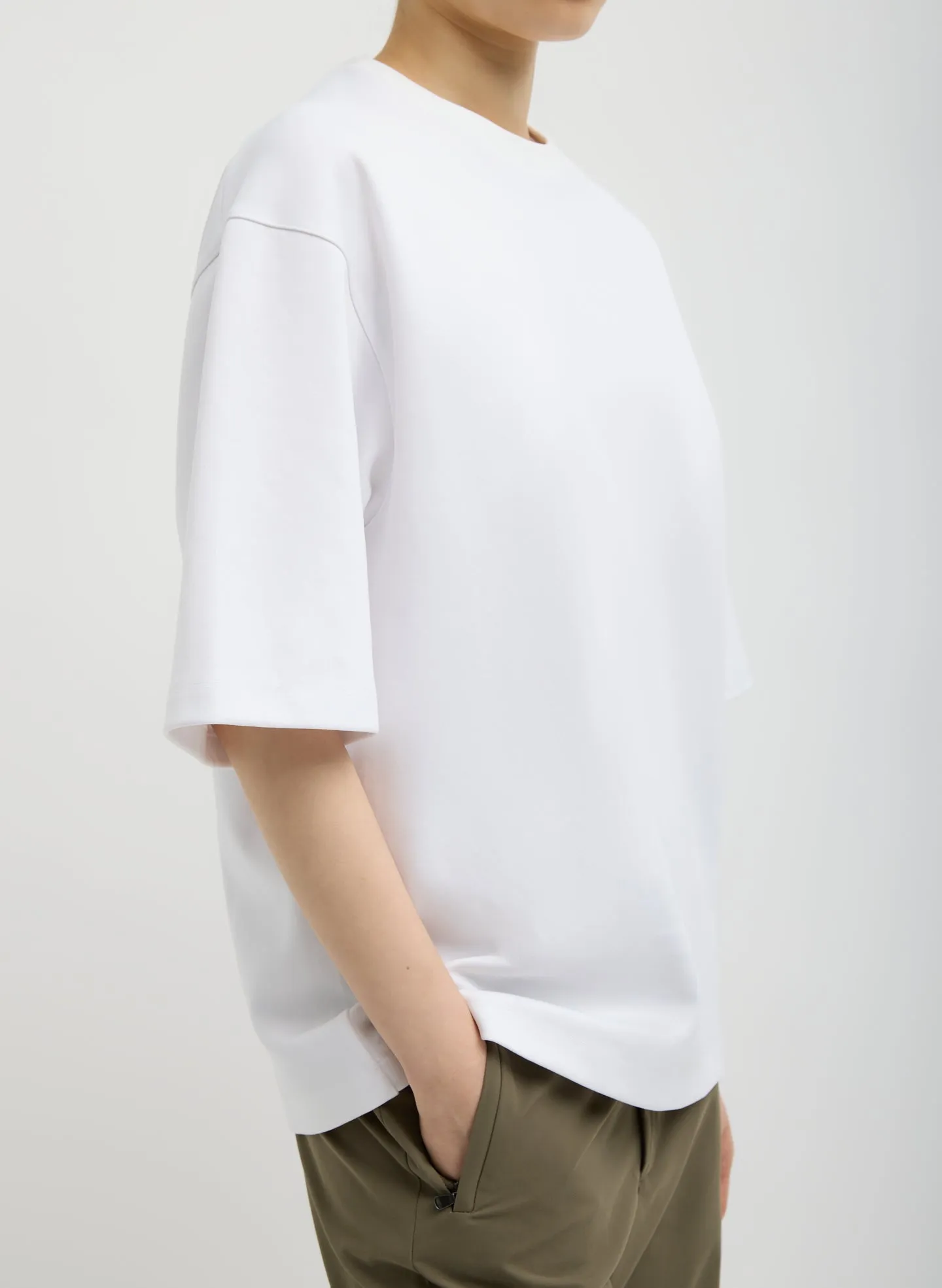 Active Knit Easy T-Shirt sold by Tibi product image thumbnail 2