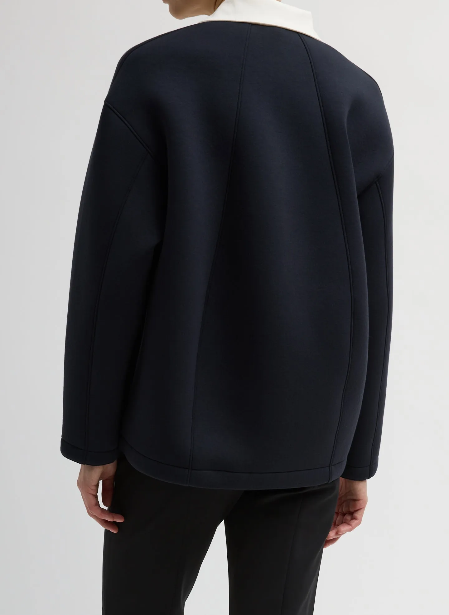 Bonded Viscose Sculpted Polo sold by Tibi product image thumbnail 3