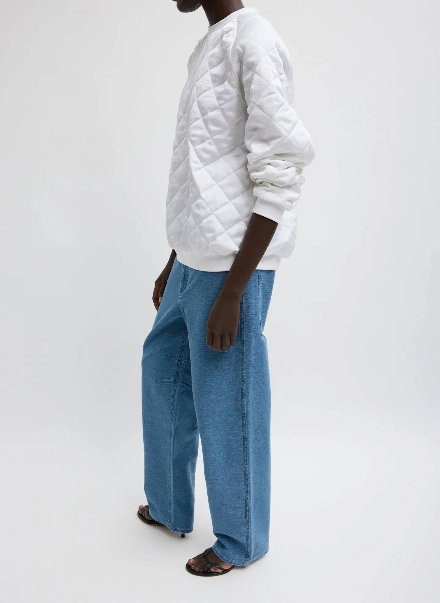 Cozy Quilting Sweatshirt sold by Tibi product image thumbnail 3