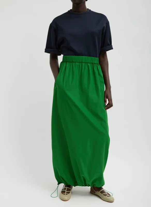 Italian Sporty Nylon Maxi Anorak Skirt made by Tibi