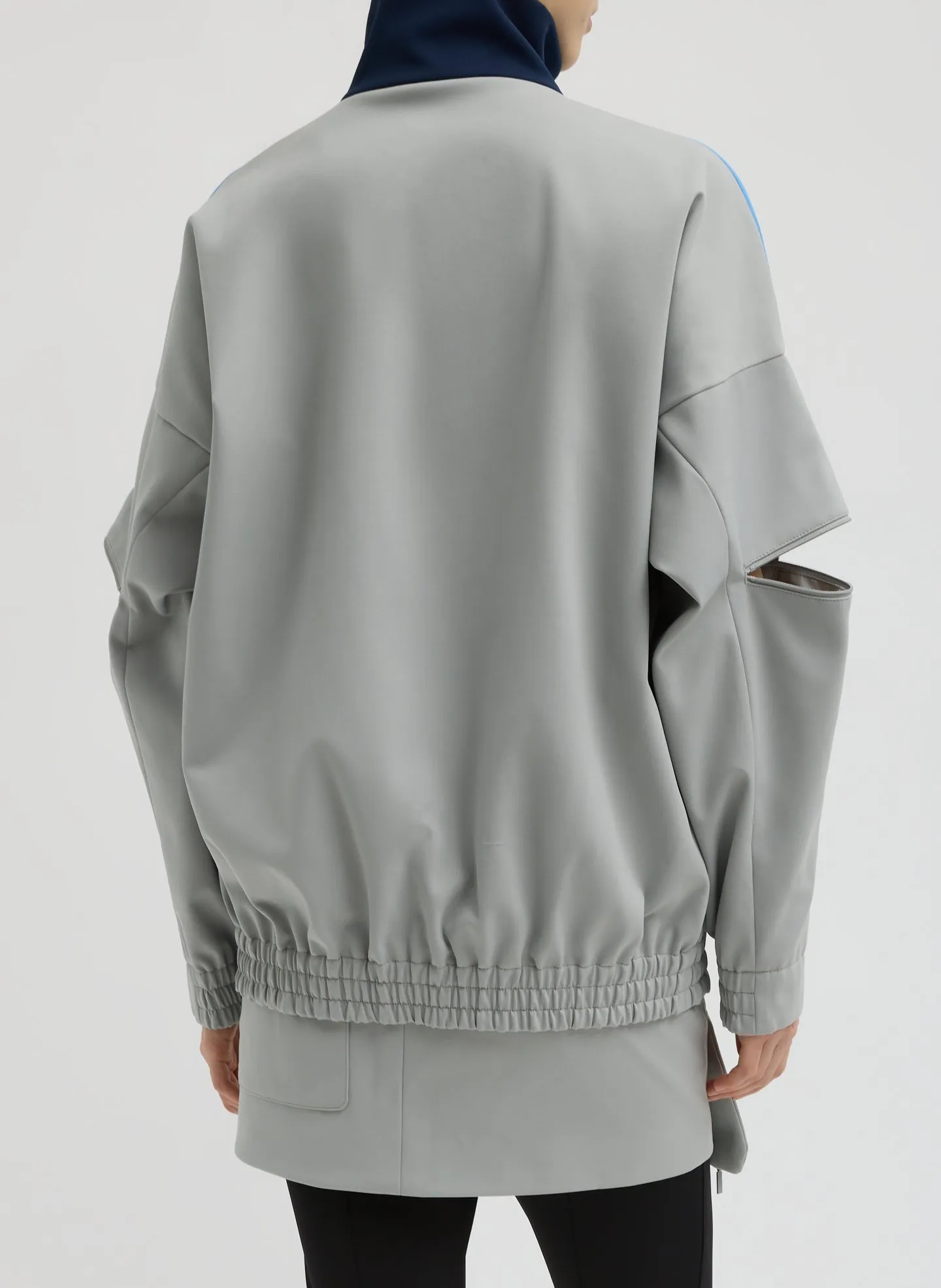 Compact Tech Knit Bomber sold by Tibi product image thumbnail 3