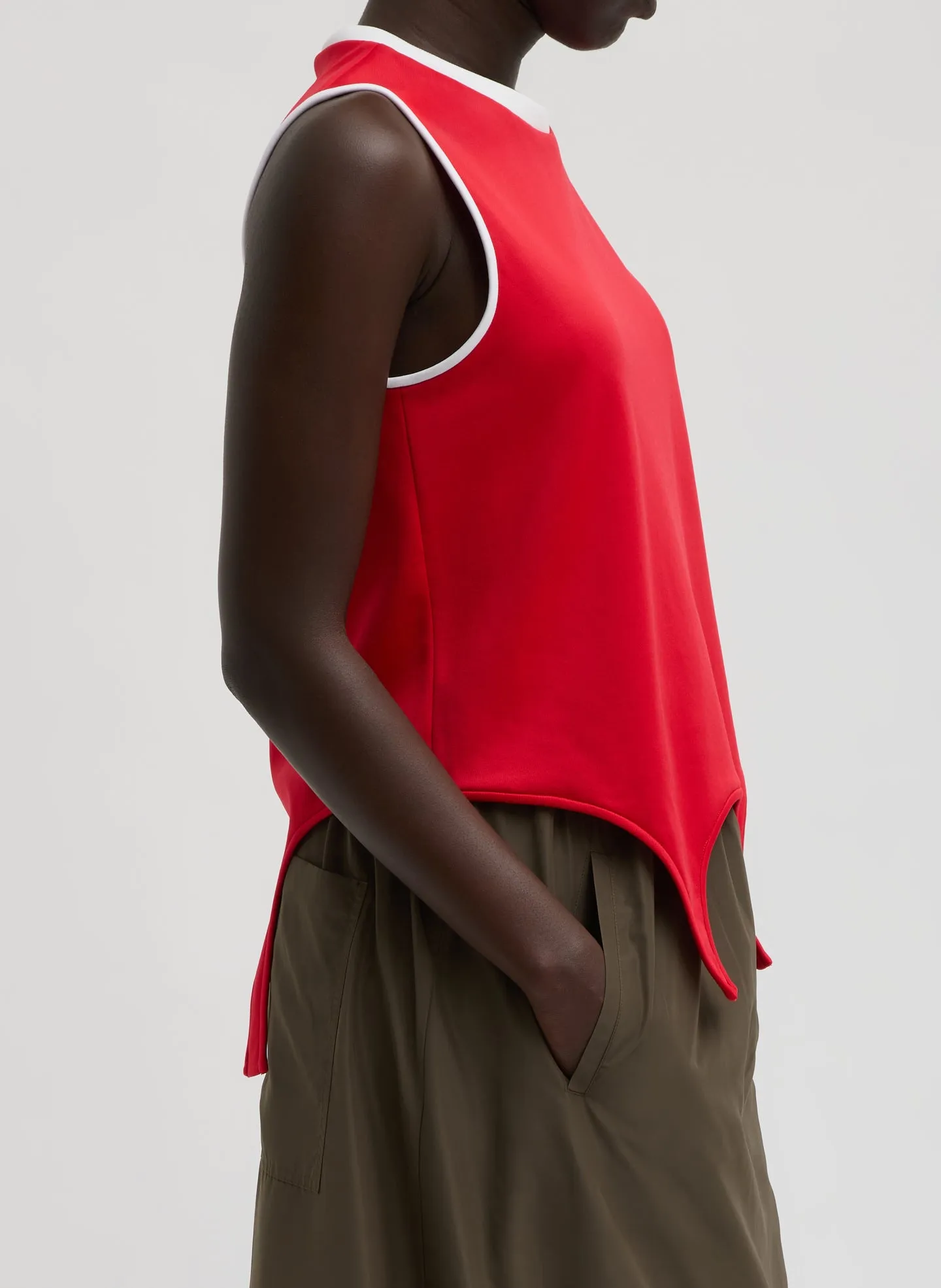 Active Knit Flip Tank sold by Tibi product image thumbnail 2