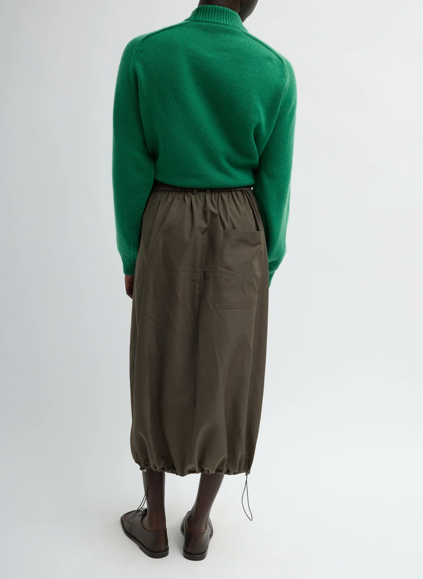 Italian Sporty Nylon Midi Anorak Skirt sold by Tibi product image thumbnail 2