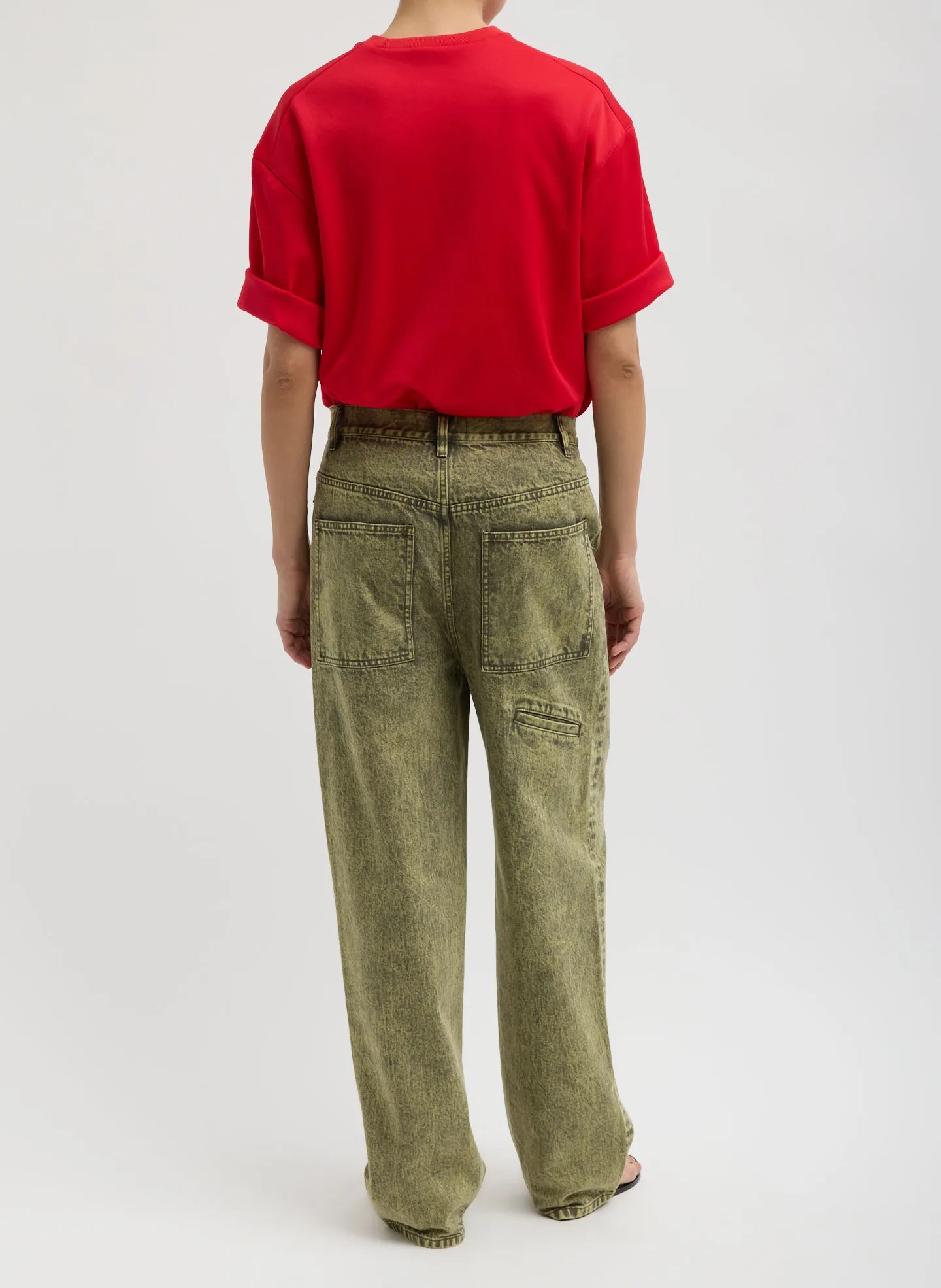 Lab Washed Denim Dennis Jean sold by Tibi product image thumbnail 3
