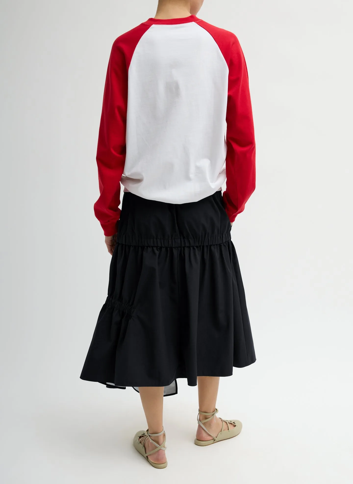 Tech Suiting Asymmetrical Skirt sold by Tibi product image thumbnail 3