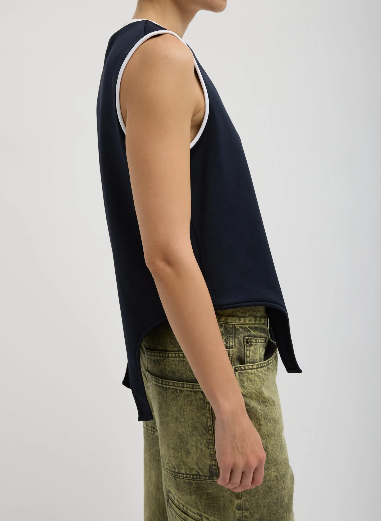 Active Knit Flip Tank sold by Tibi product image thumbnail 2