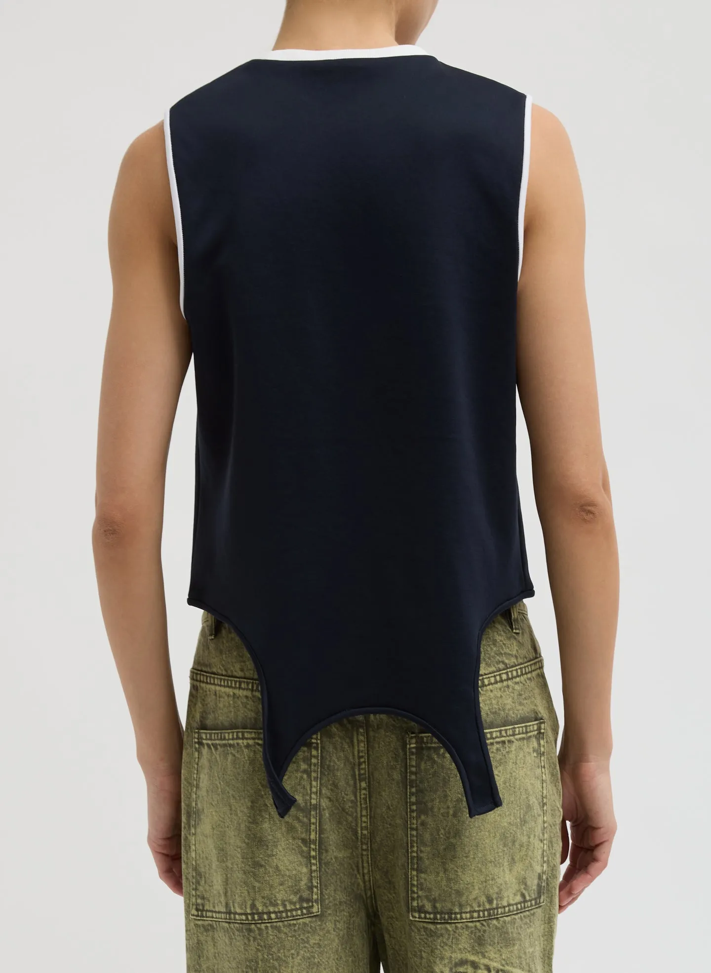 Active Knit Flip Tank sold by Tibi product image thumbnail 3