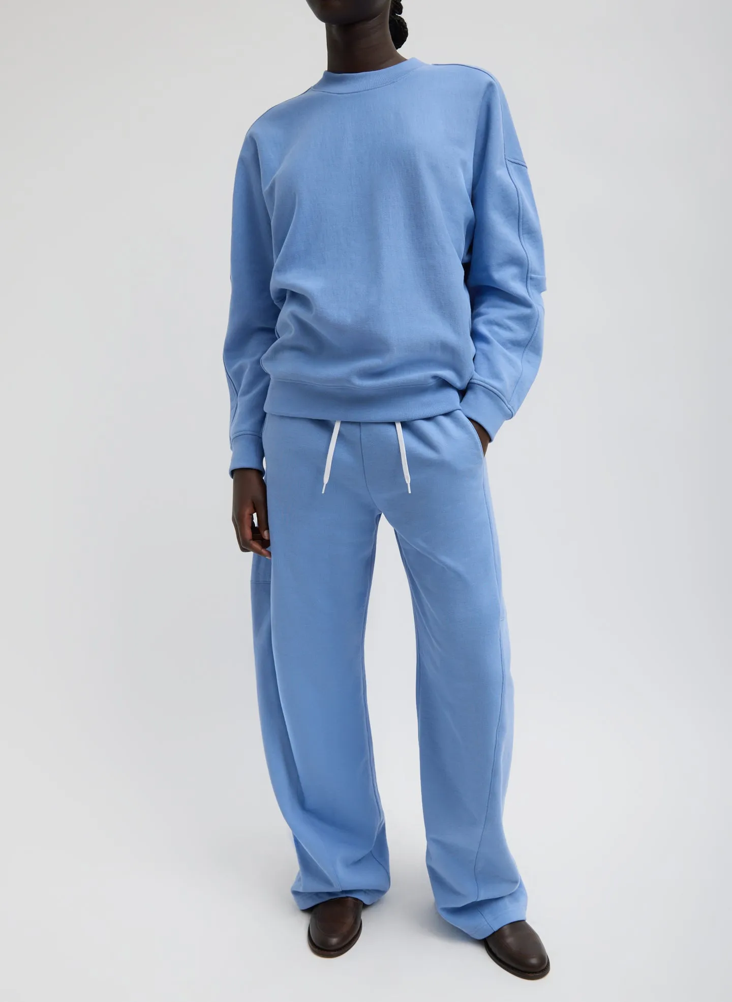 Cocoon Crewneck Sweatshirt sold by Tibi product image thumbnail 3