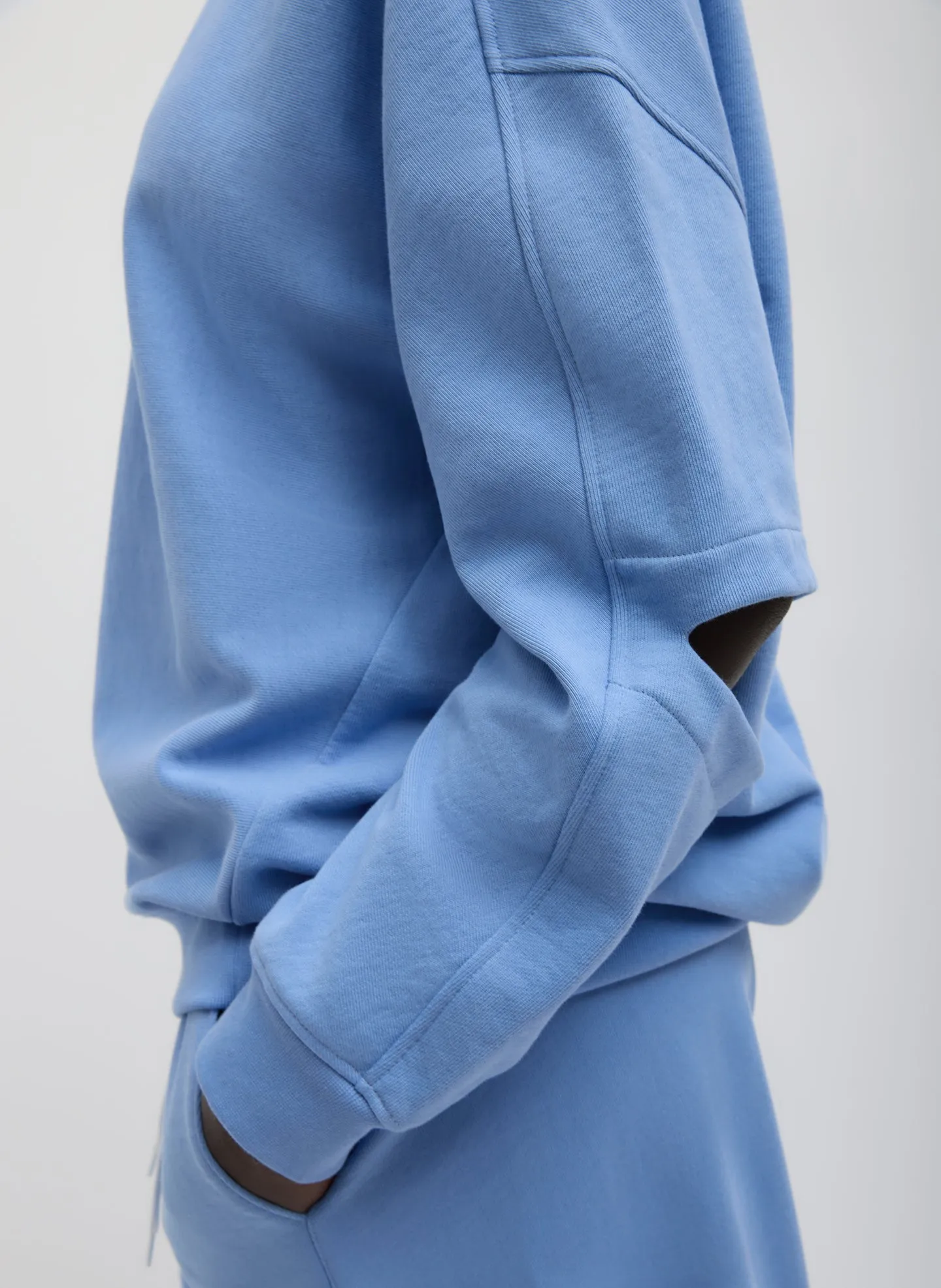 Cocoon Crewneck Sweatshirt sold by Tibi product image thumbnail 5