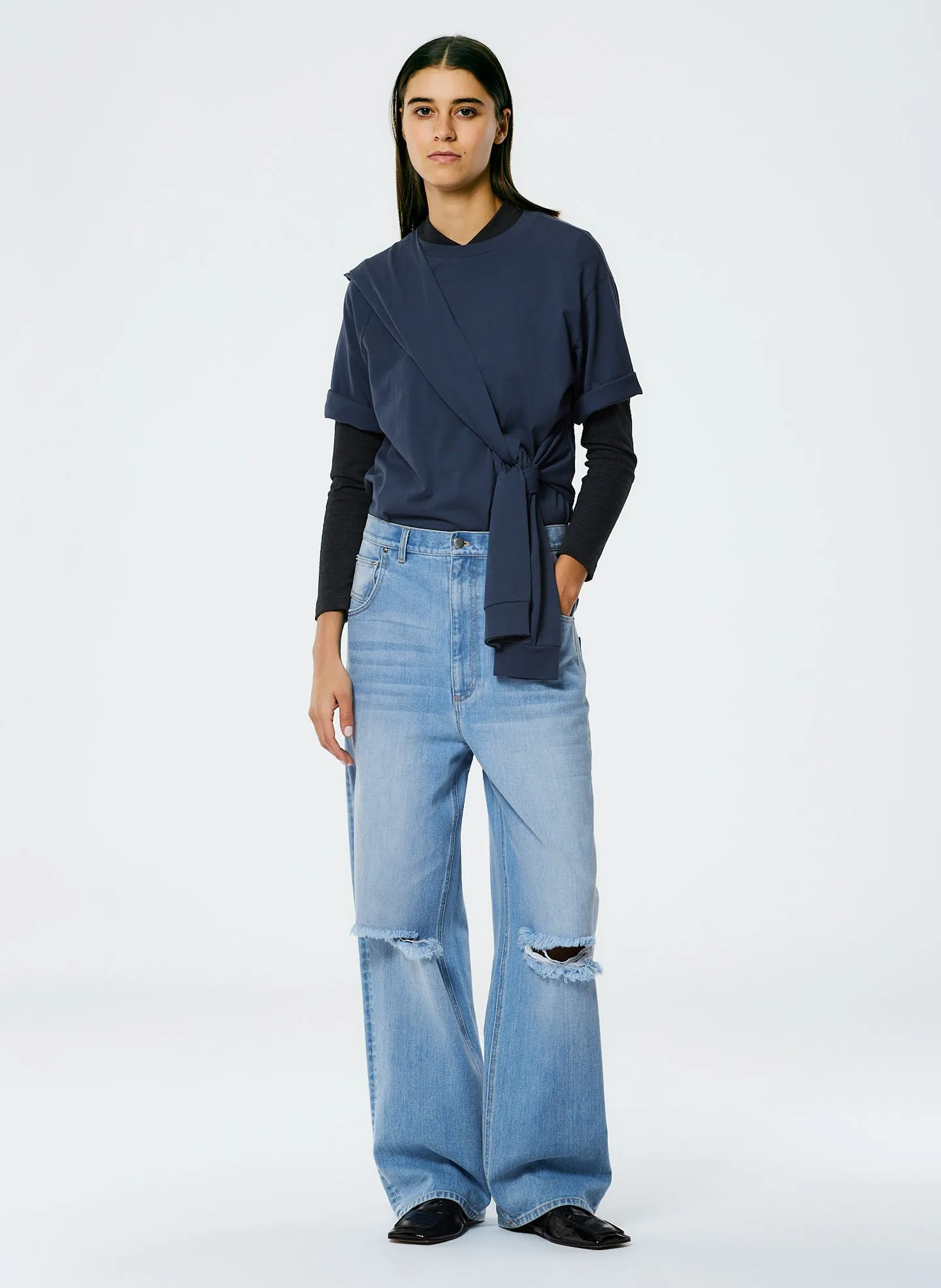 Vintage Wash Denim Ryder Jean sold by Tibi product image thumbnail 4
