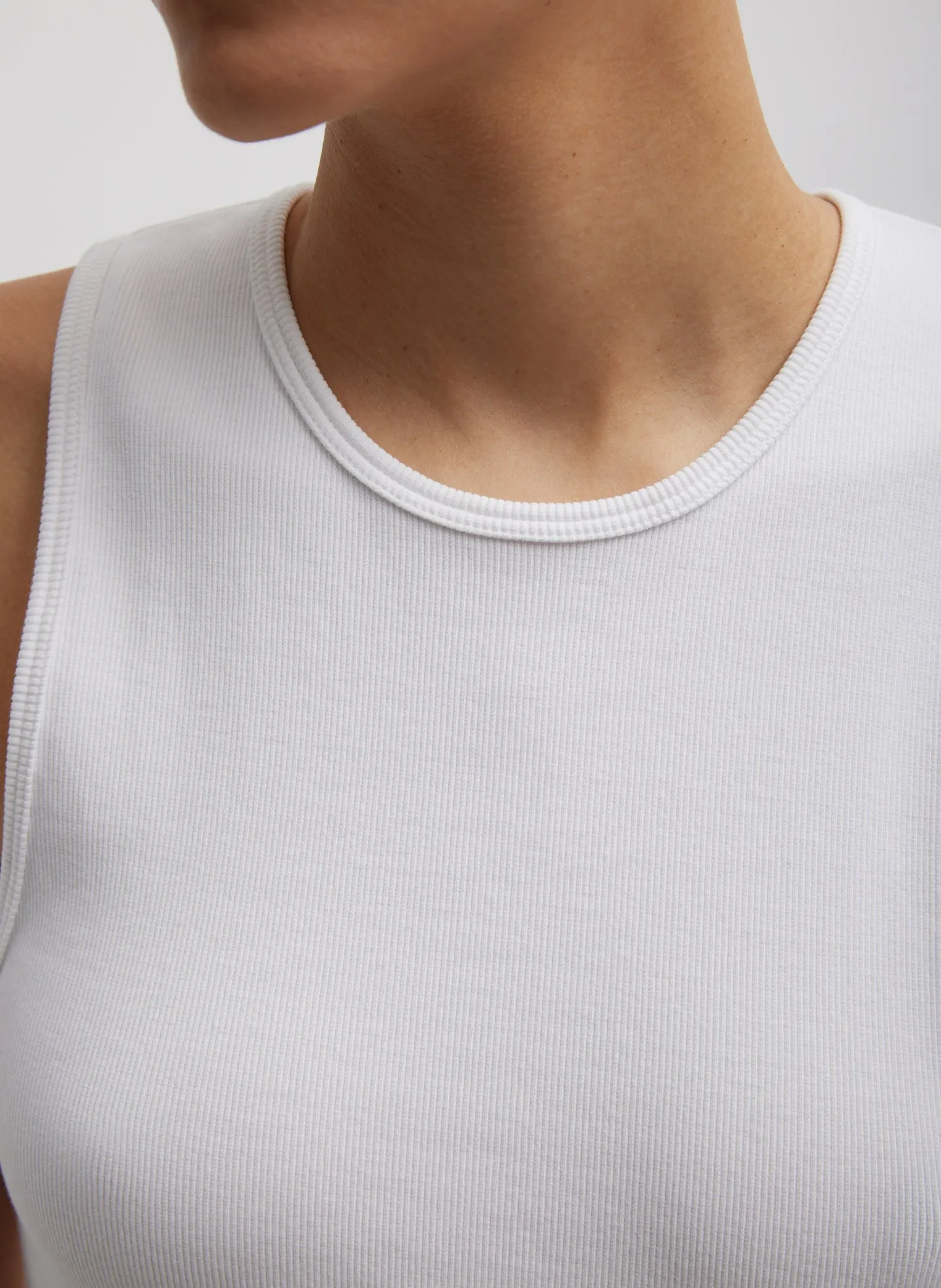 Ribbed T-Shirt Tank sold by Tibi