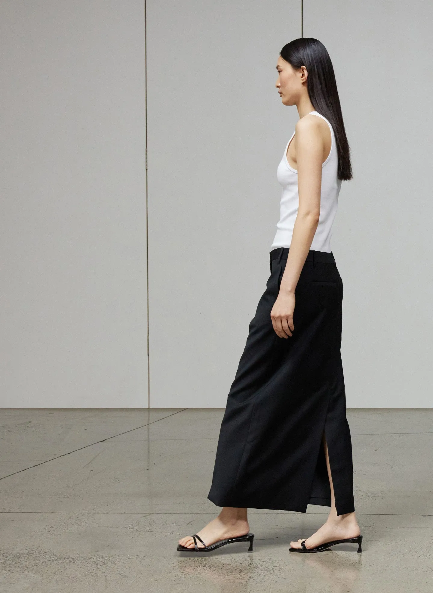 Ribbed T-Shirt Tank sold by Tibi product image thumbnail 2